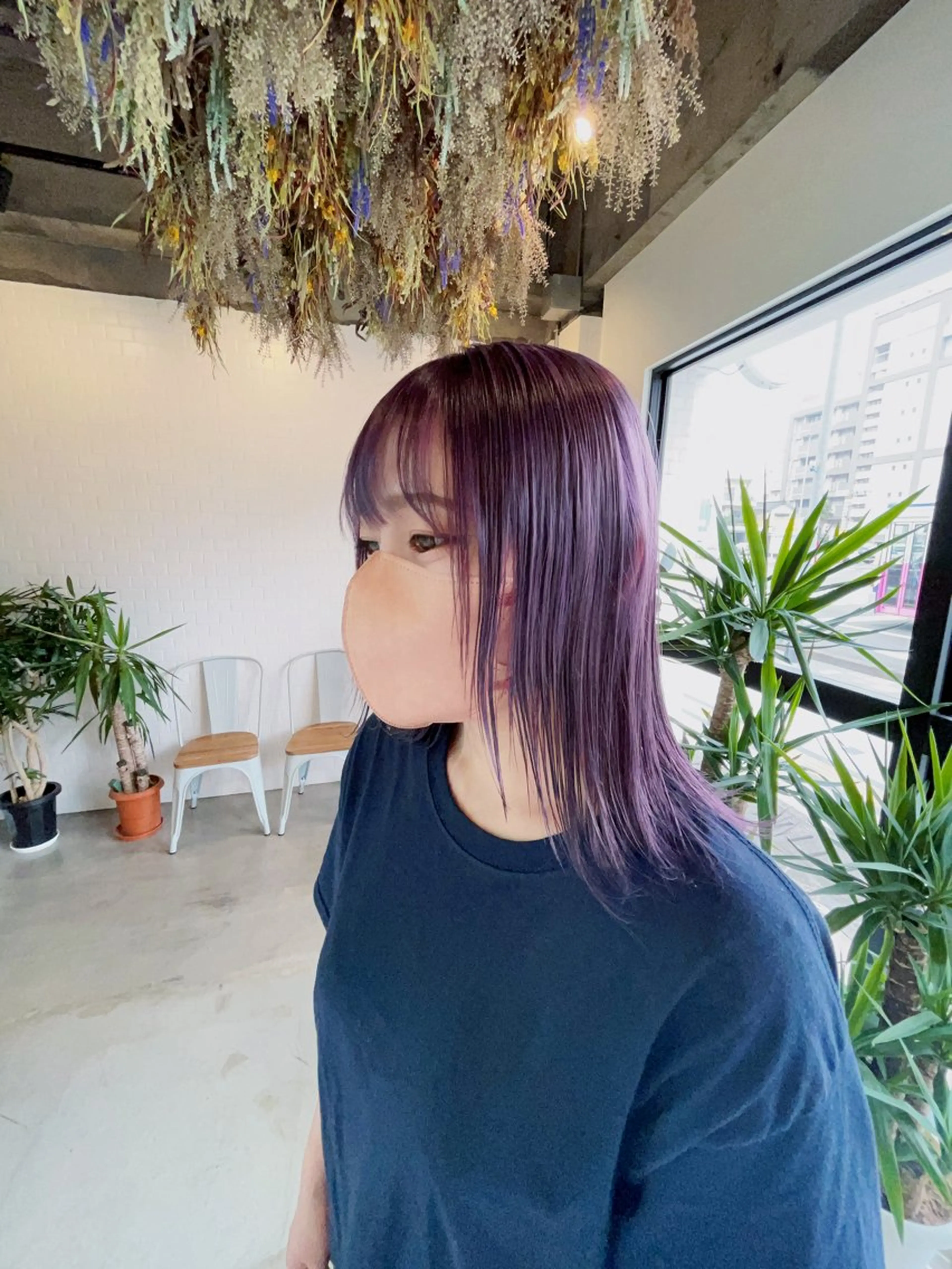 ミディアム カラー ラベンダーカラー StarT所属・StarT大分 高橋勇貴のヘアスタイル