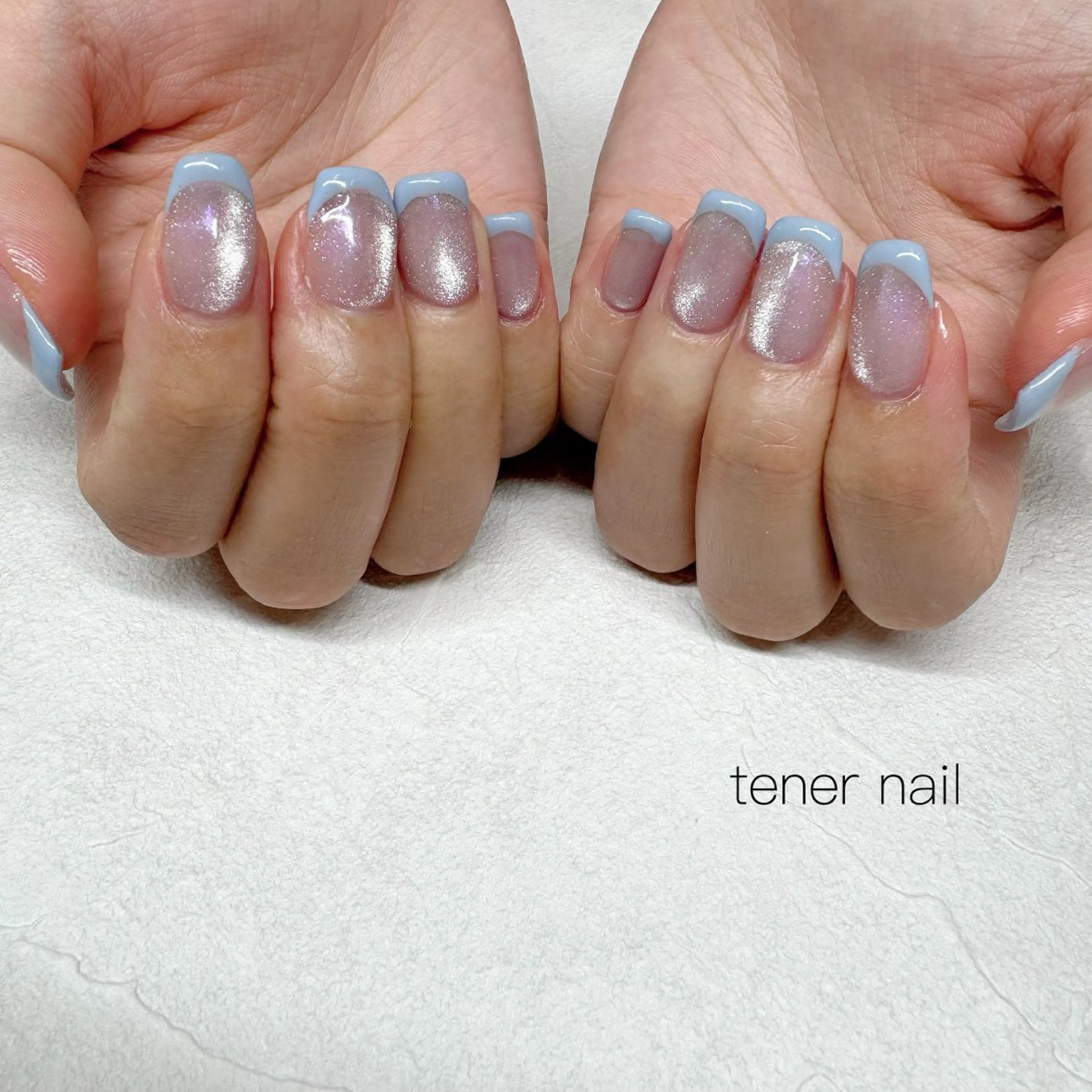ネイル フレンチネイル マグネットネイル ハンドネイル tener  nail  テネルネイル所属・テネルネイル tener nailのネイルデザイン