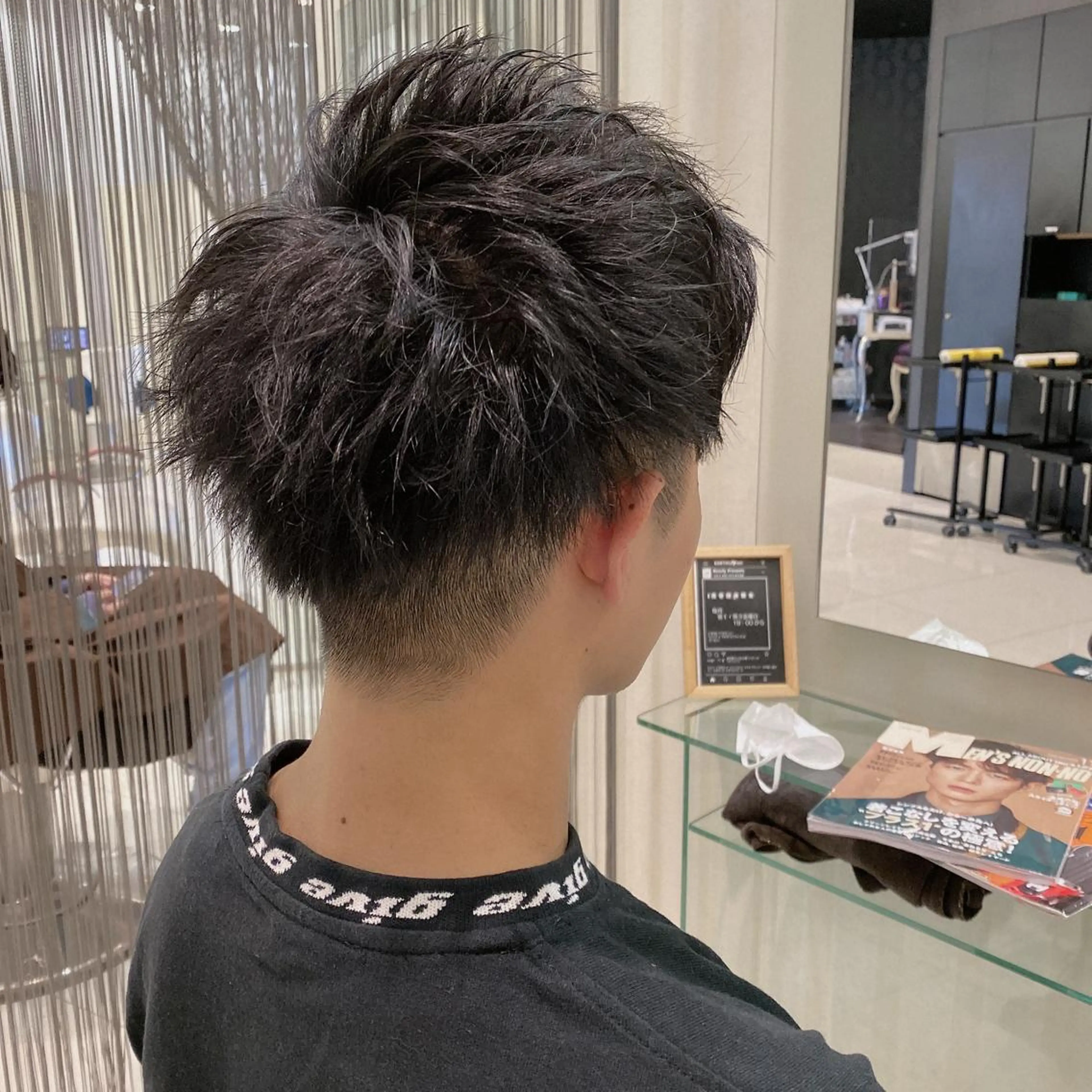 パーマ メンズ 【育休中】EARTH 荒井店HARUNAのヘアスタイル