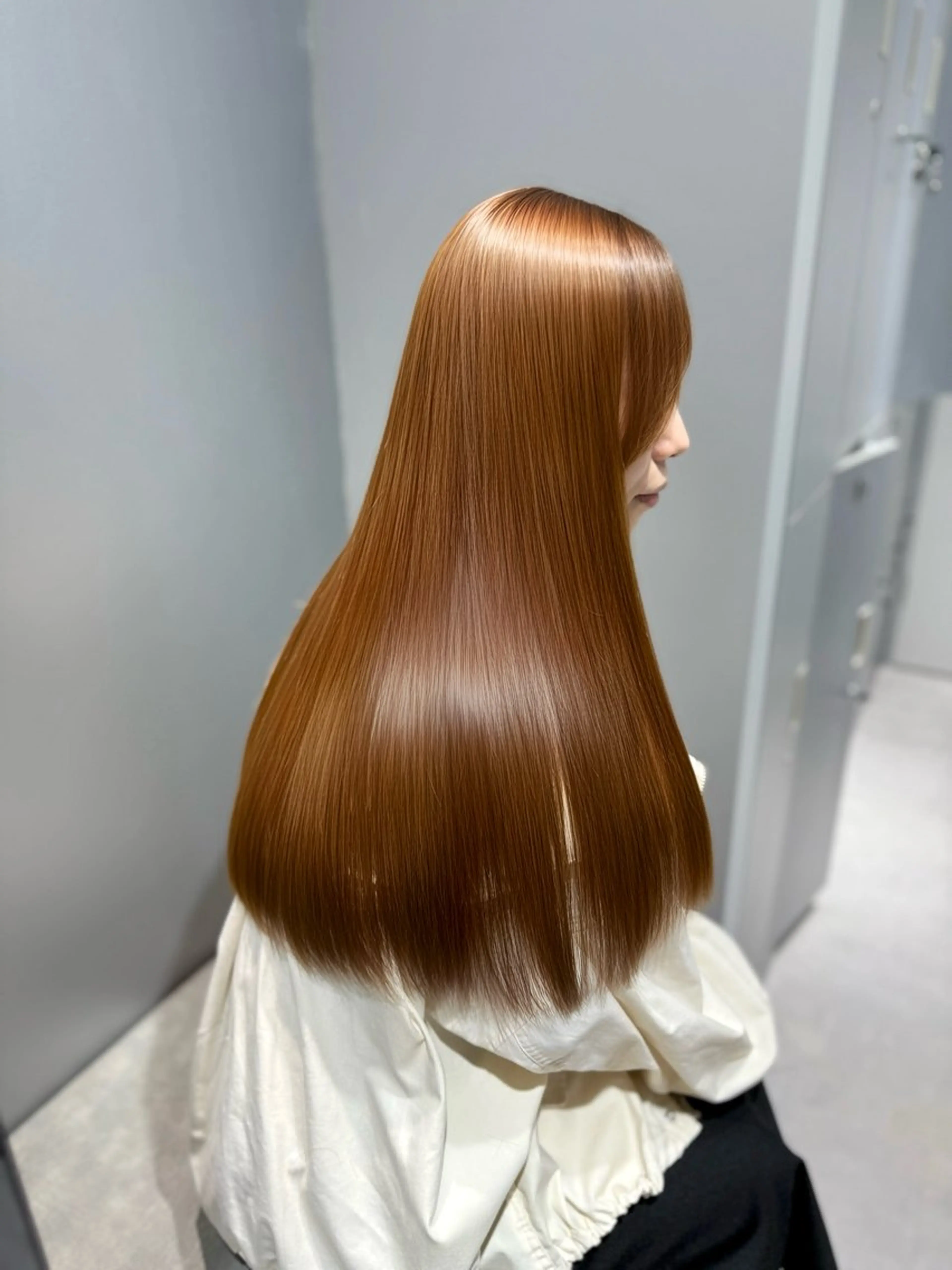 ロング カット 縮毛矯正 トリートメント 個室　髪質改善サロン　HANARE by youres hair 神楽坂 【はなれ】所属・神楽坂🌈髪質改善 縮毛矯正🦄松田のヘアスタイル