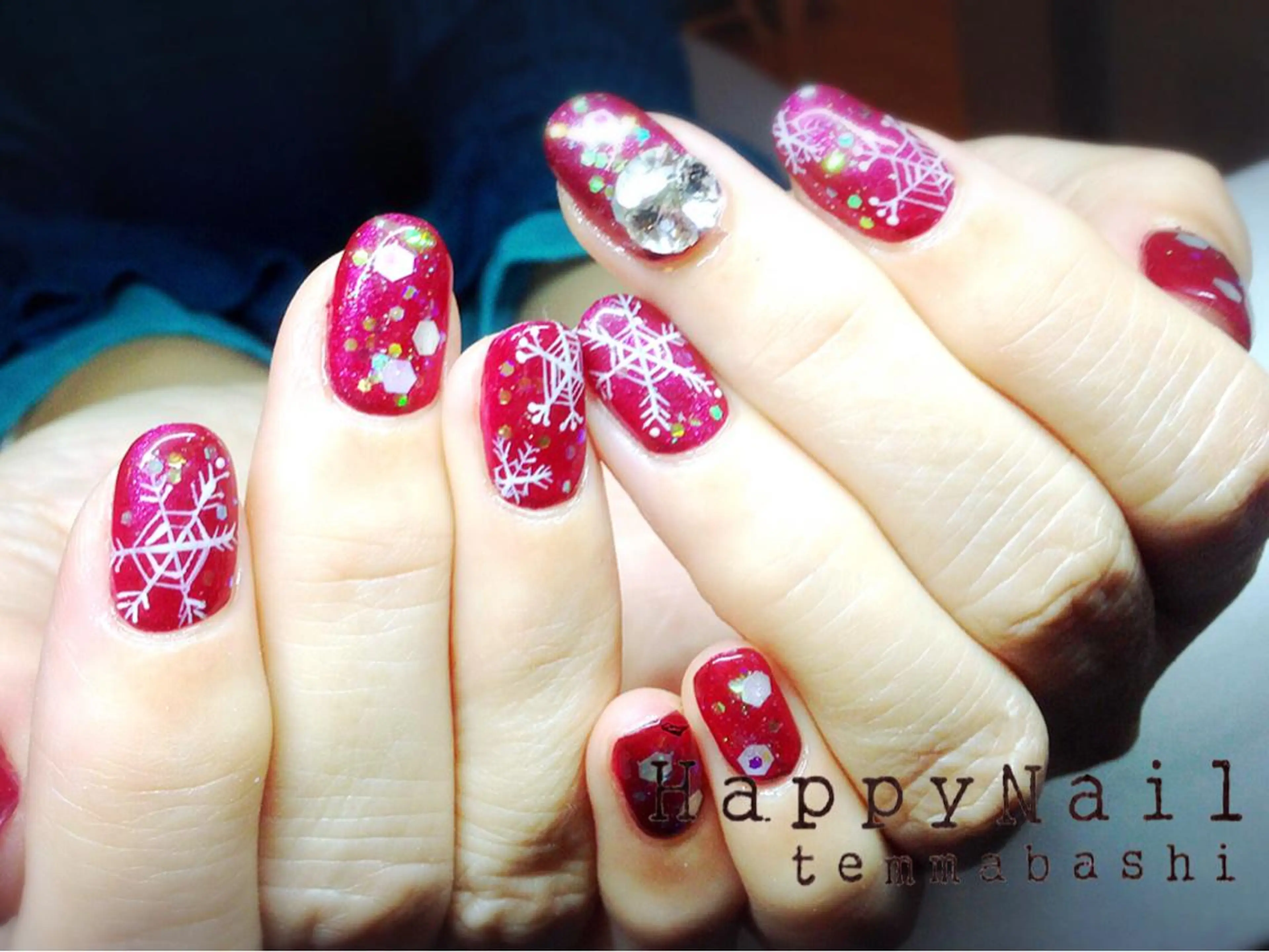 ショート ミディアム セミロング ネイル アートネイル Happy Nailのネイルデザイン