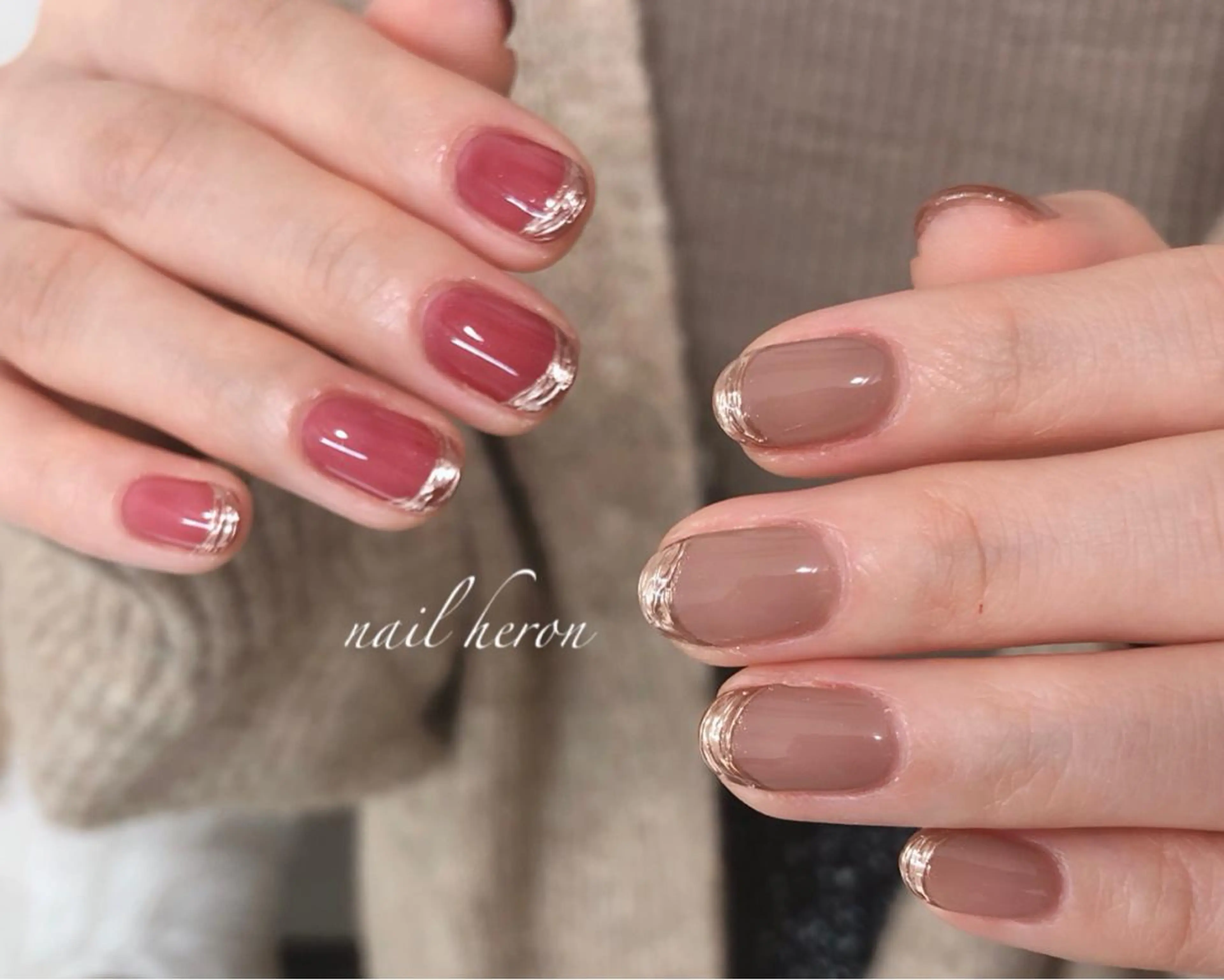 ネイル ミラーネイル ハンドネイル nail heron所属・saki_ nail heronのその他イメージ