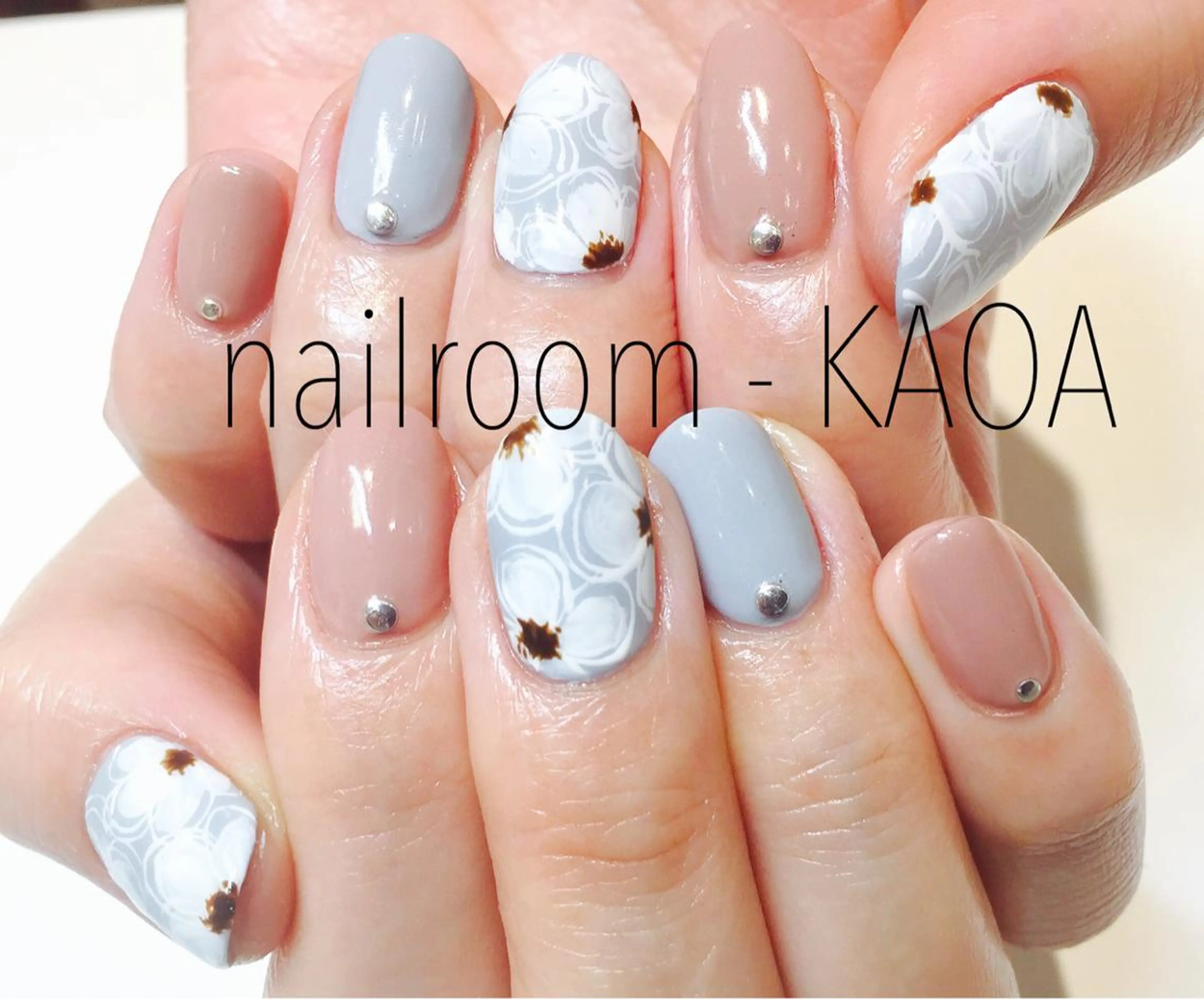 ネイル フラワーネイル nailroom- KANOAのネイルデザイン