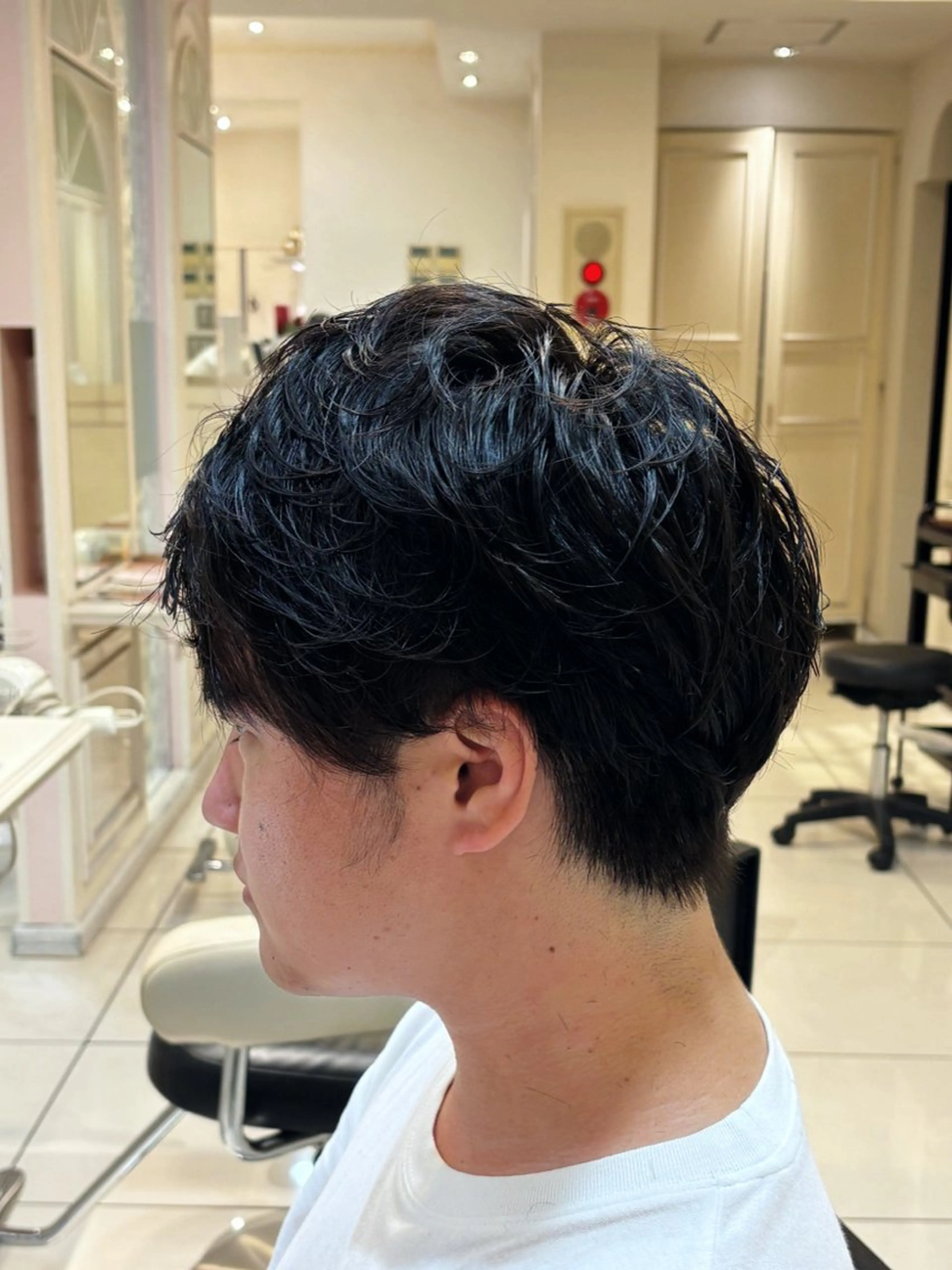 メンズ マッシュ メンズパーマ ツーブロック カット パーマ 高橋 佑のヘアスタイル
