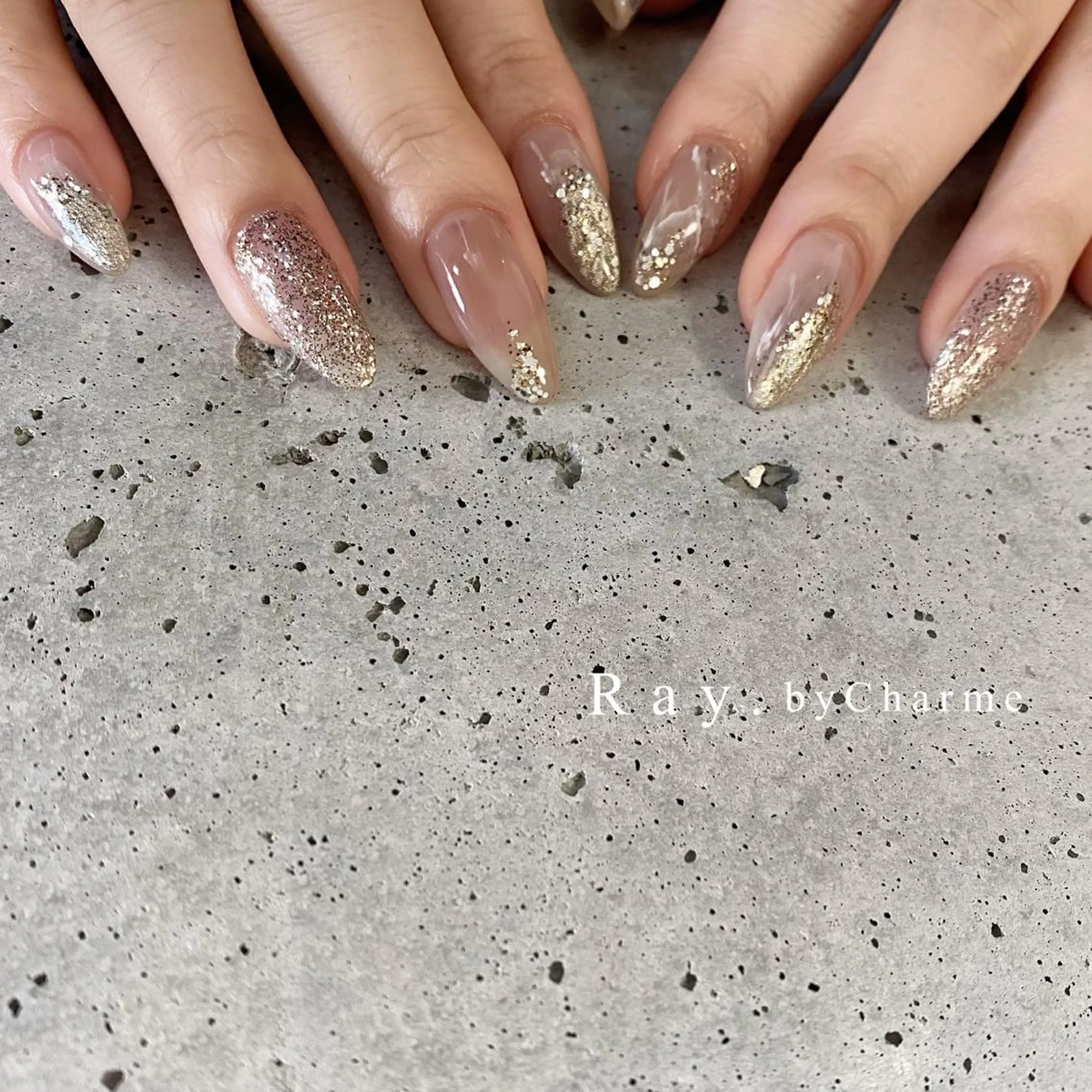 ネイル Ray. /綺麗目ニュアンスのネイルデザイン