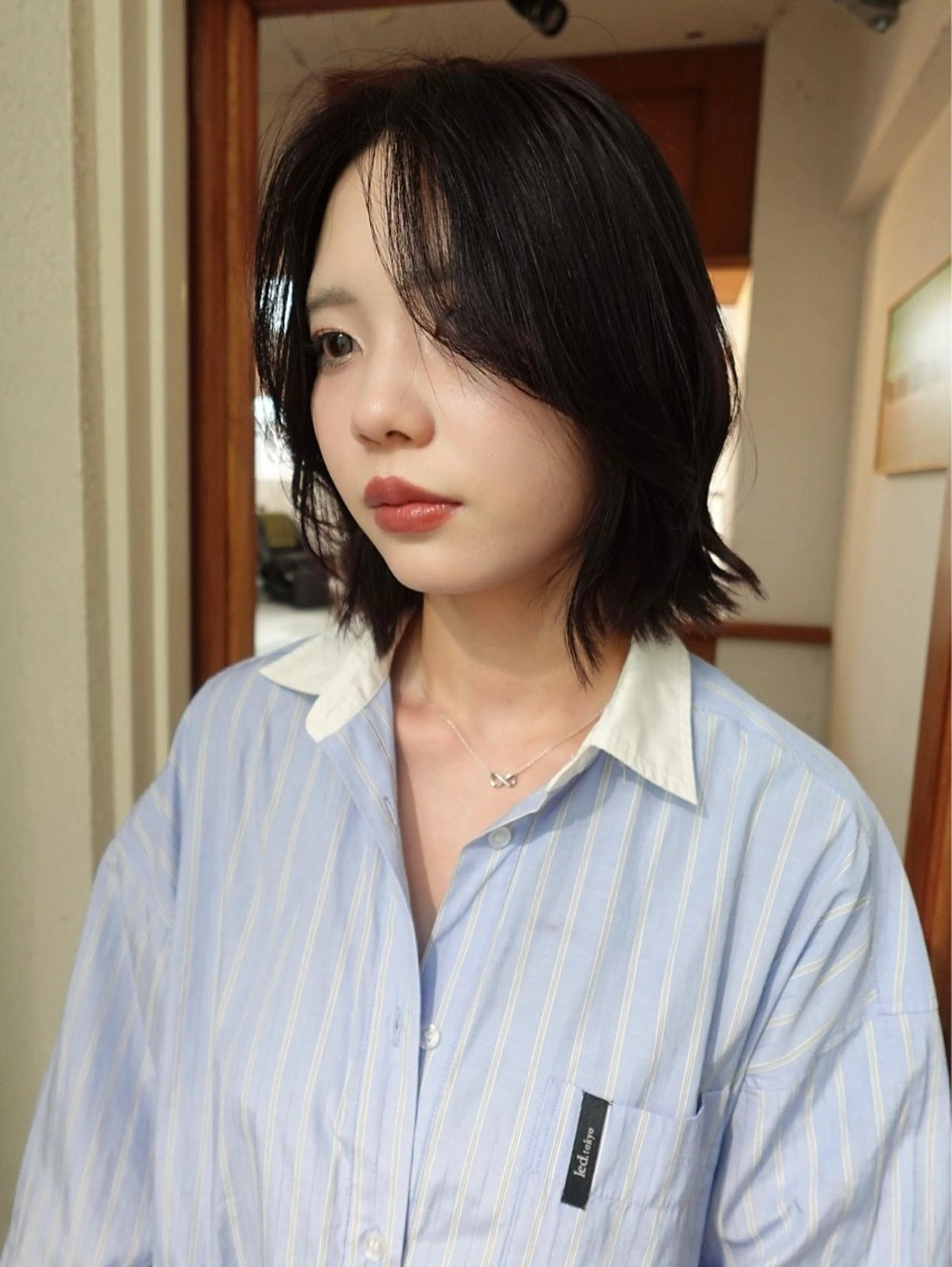 カラー ヘアカラー トリートメント Non/立川/暖色 🌏艶髪/Aujuaのヘアスタイル