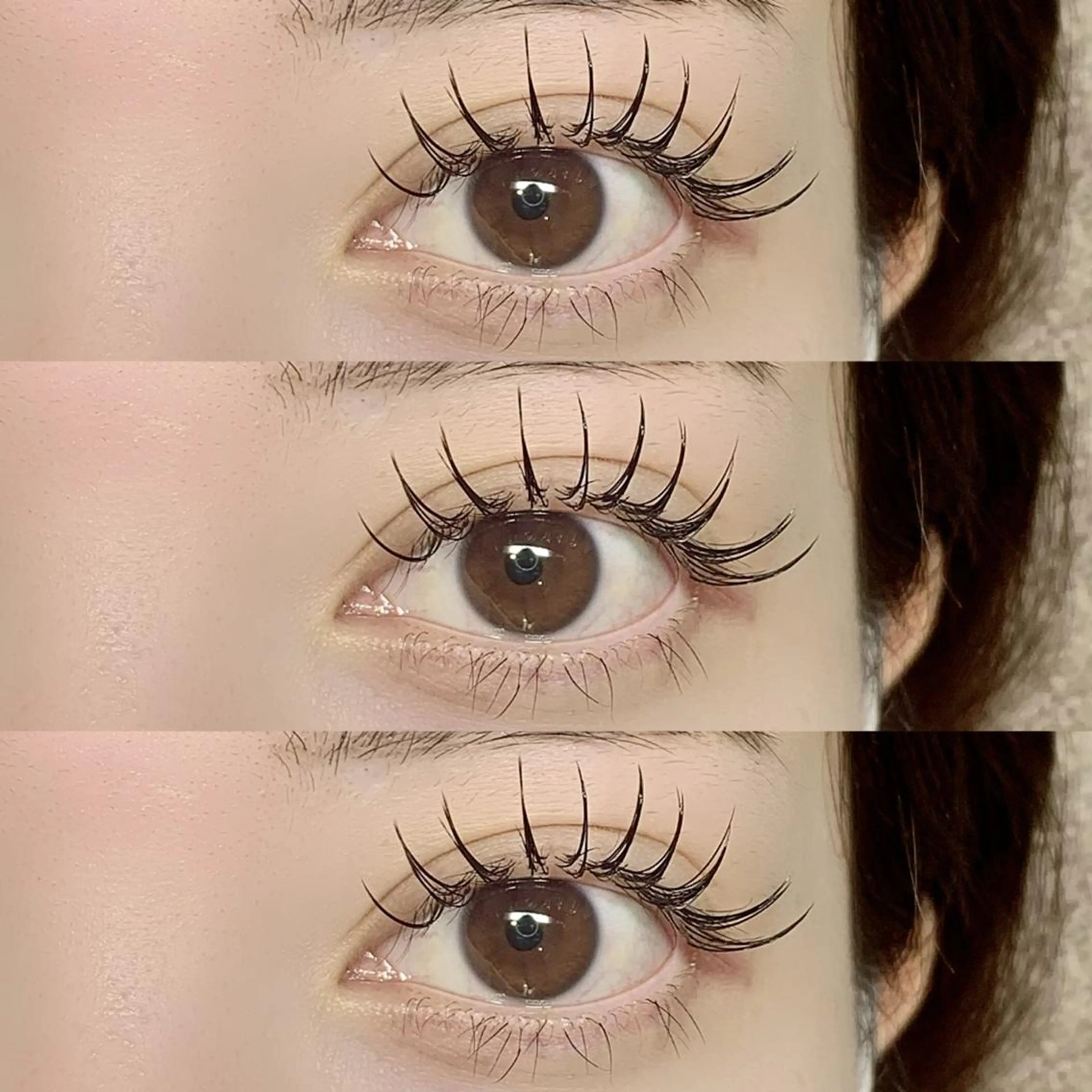 マツエク・マツパ 束感まつ毛 フラットラッシュ マツエク 🪽fein.🪽 eye&nail💞のネイルデザイン