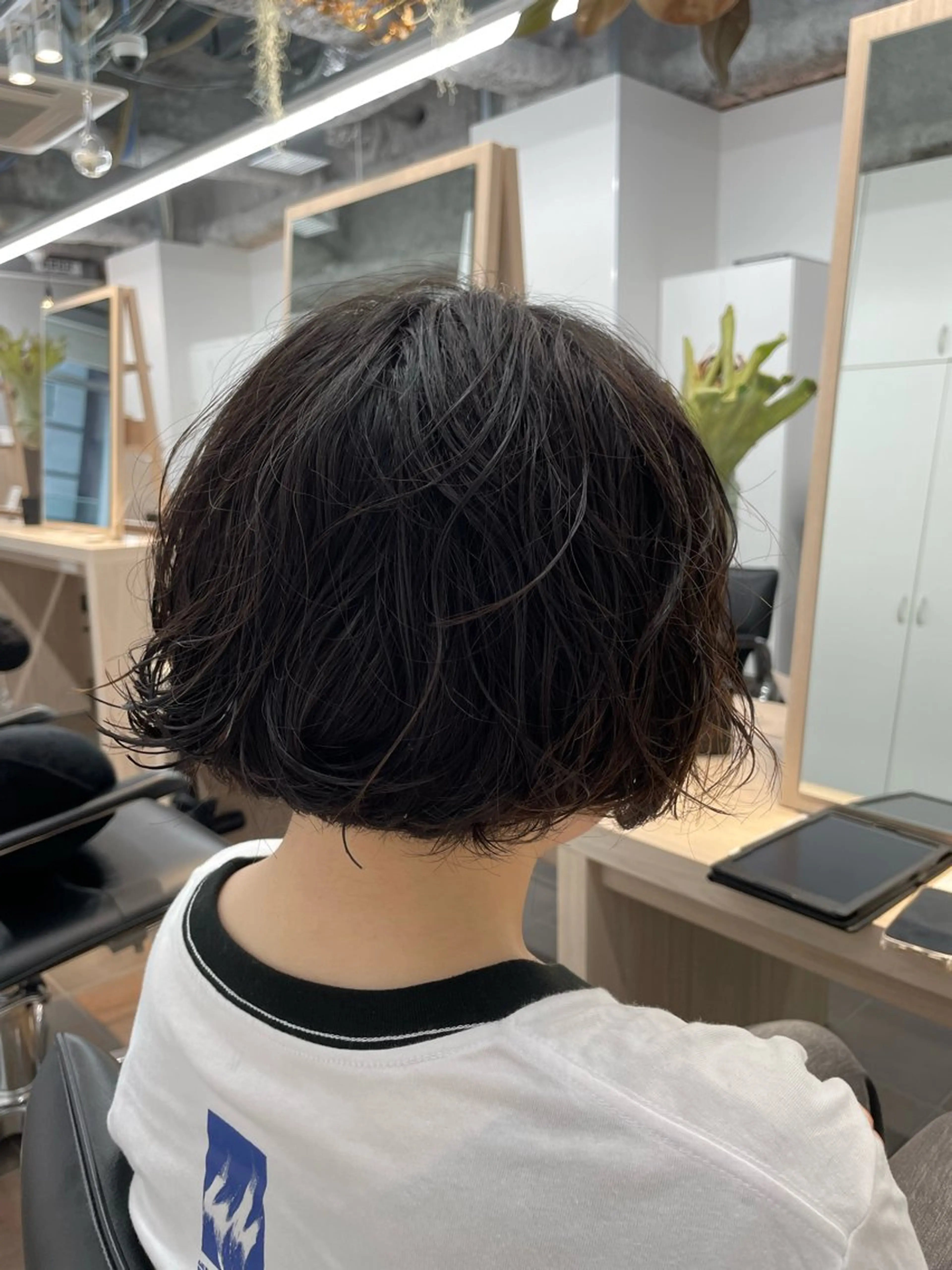 ショート レイヤーパーマ/ ショートパーマ/横浜のヘアスタイル