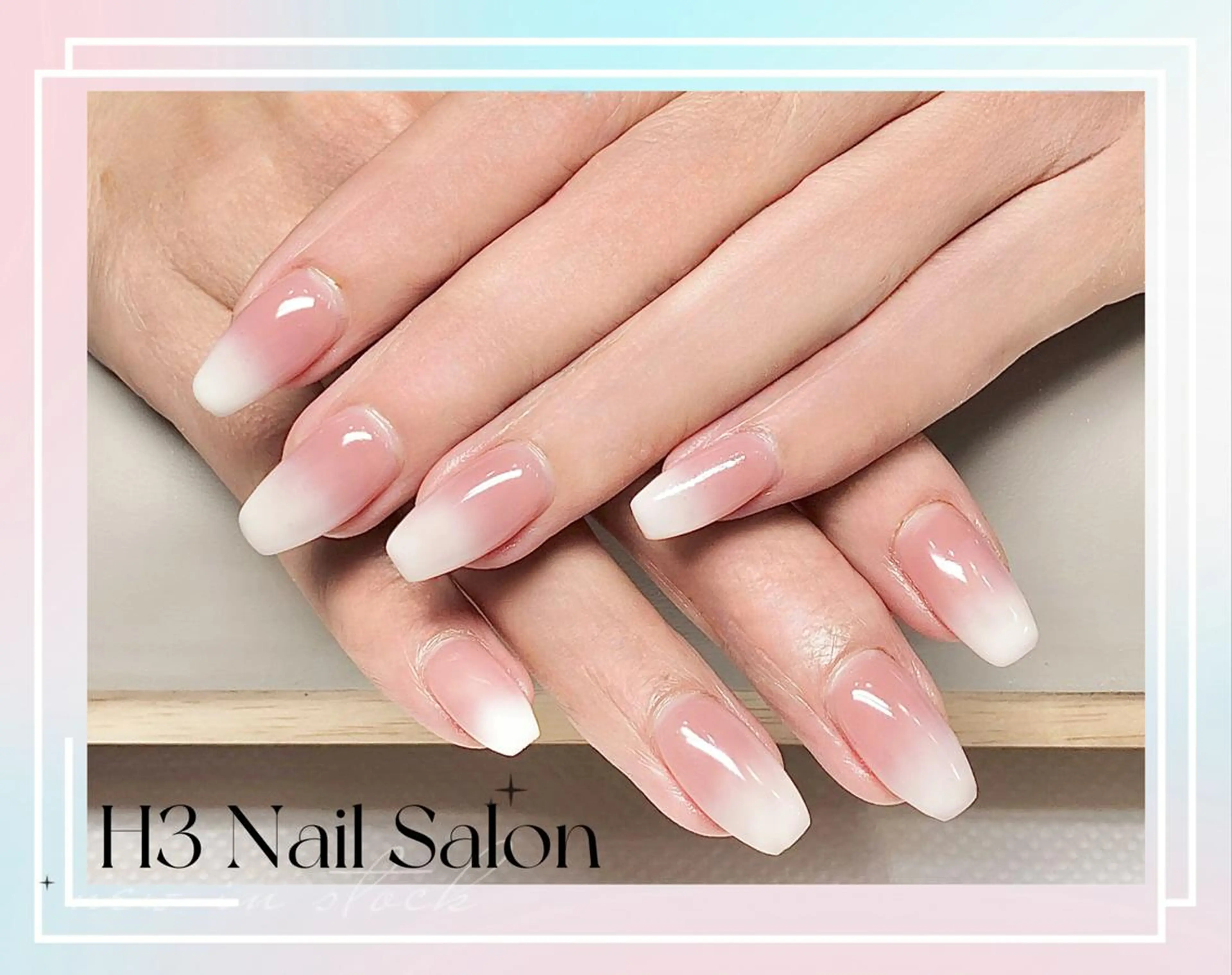 ミディアム Dione Nail 長さだし モデル募集のネイルデザイン