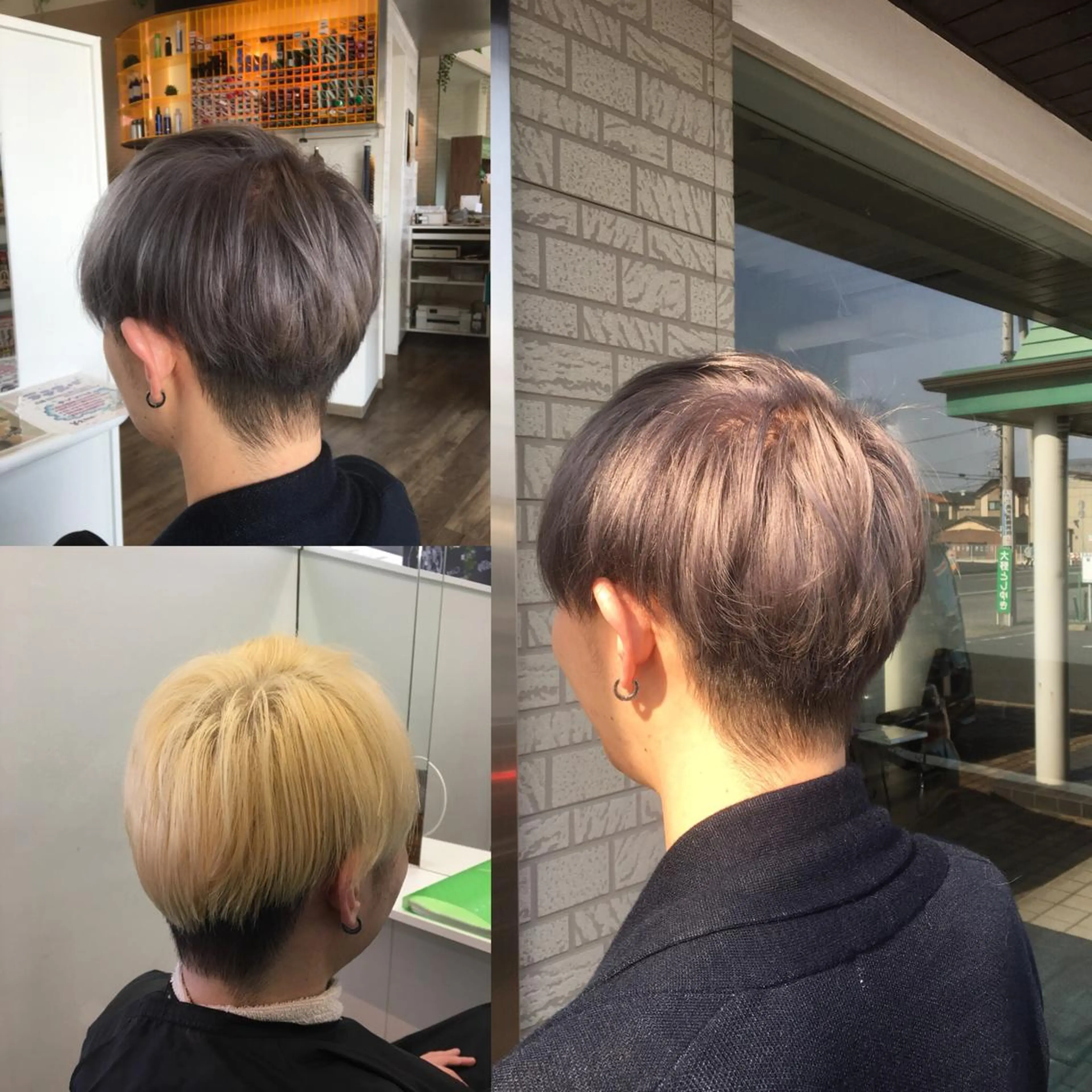 カラー メンズ メンズブリーチ ブリーチ シルバー 石崎 直也のヘアスタイル