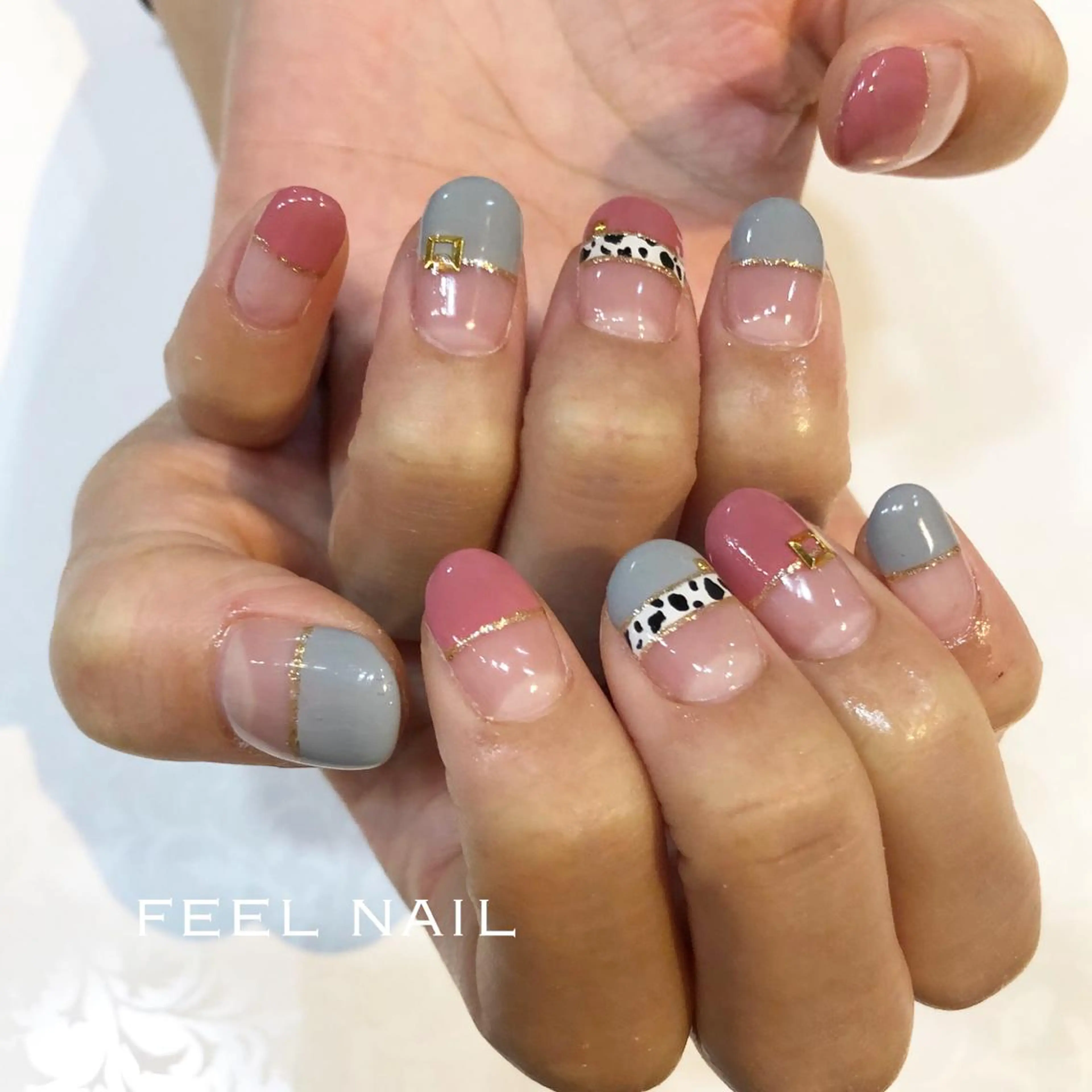 ネイル フレンチネイル 近藤 あみのネイルデザイン