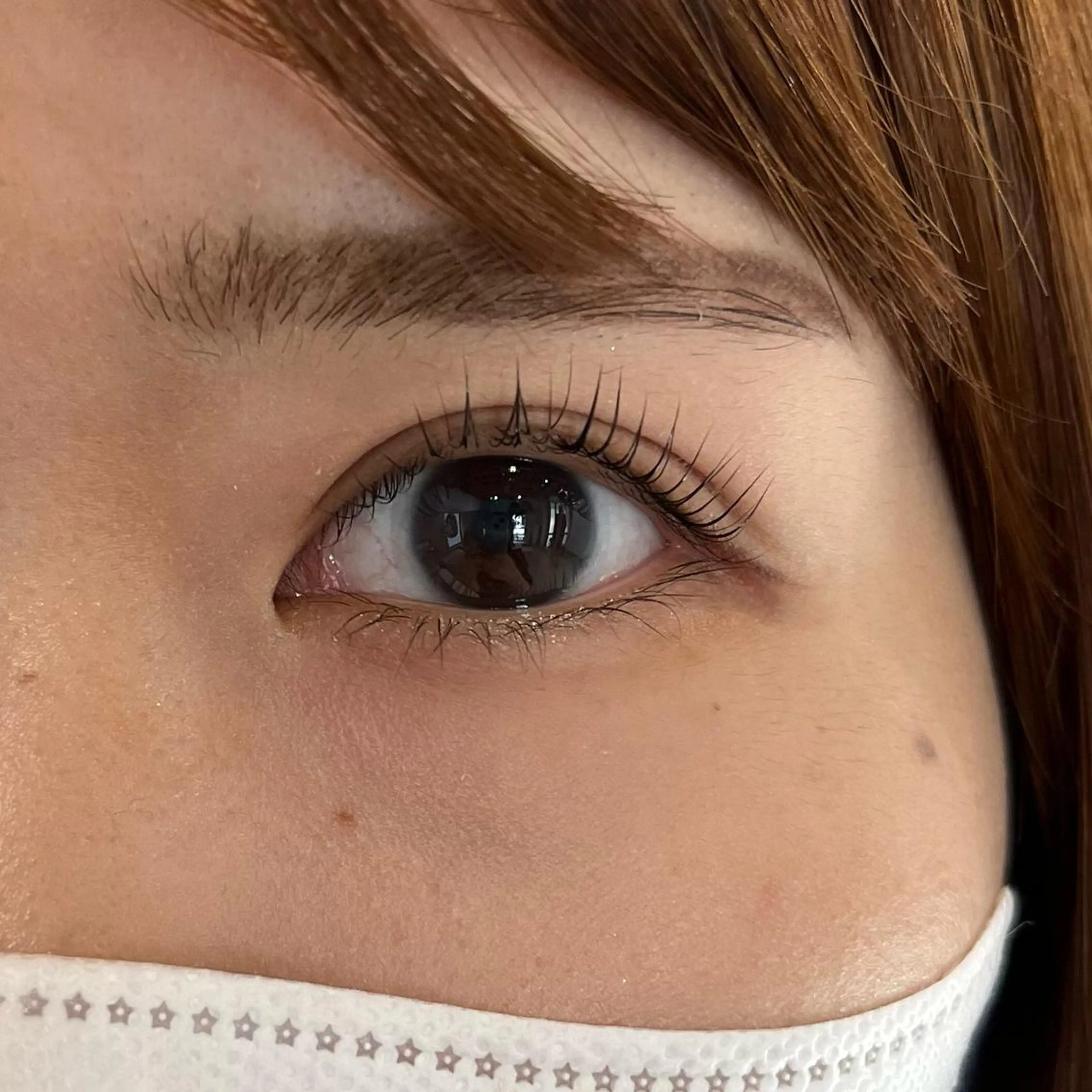 マツエク・マツパ マツパ ブリーチなしカラー ダブルカラーエクステのヘアスタイル