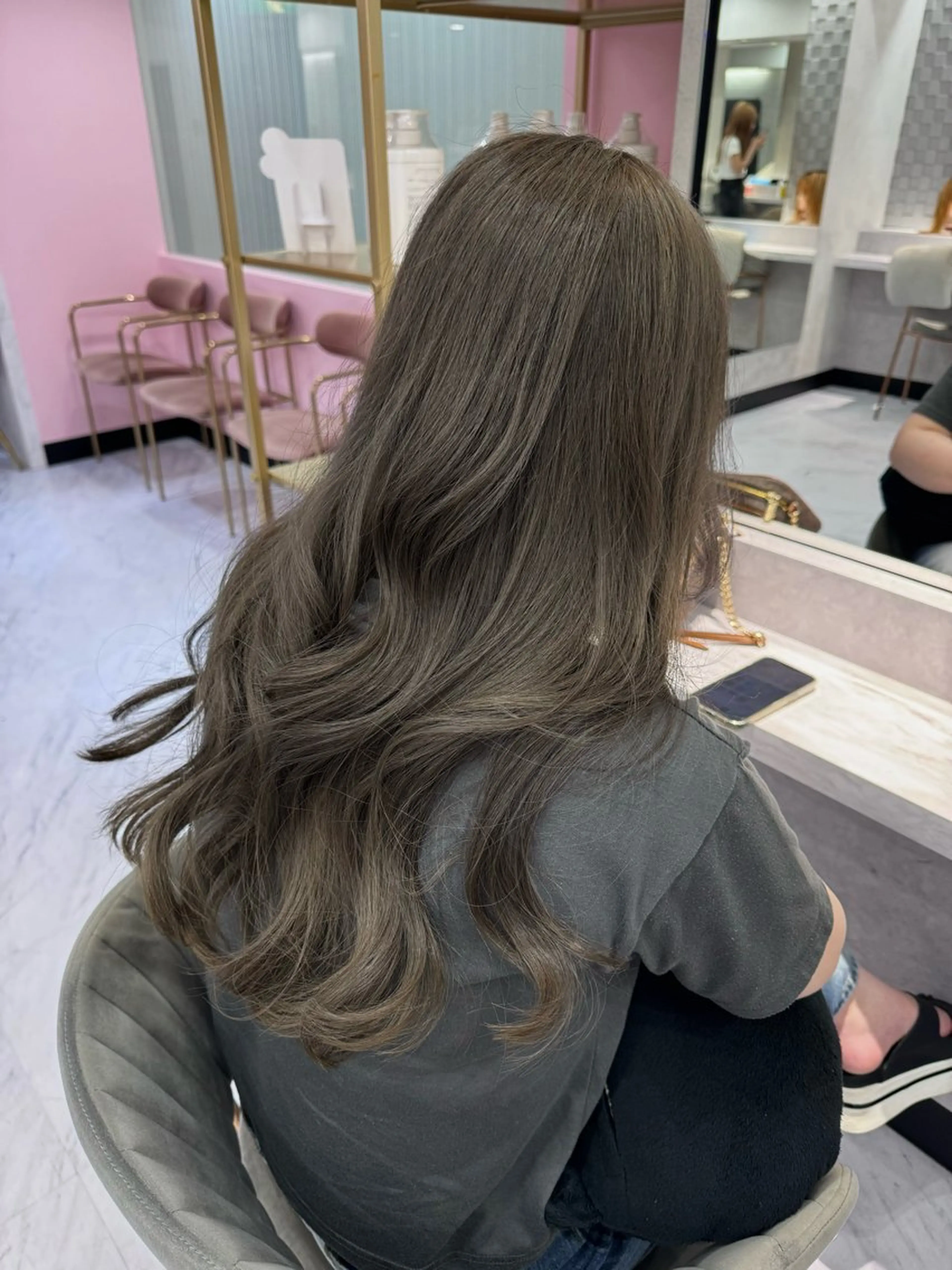 カラー ブリーチ ケアブリーチ mari_ xenaのヘアスタイル