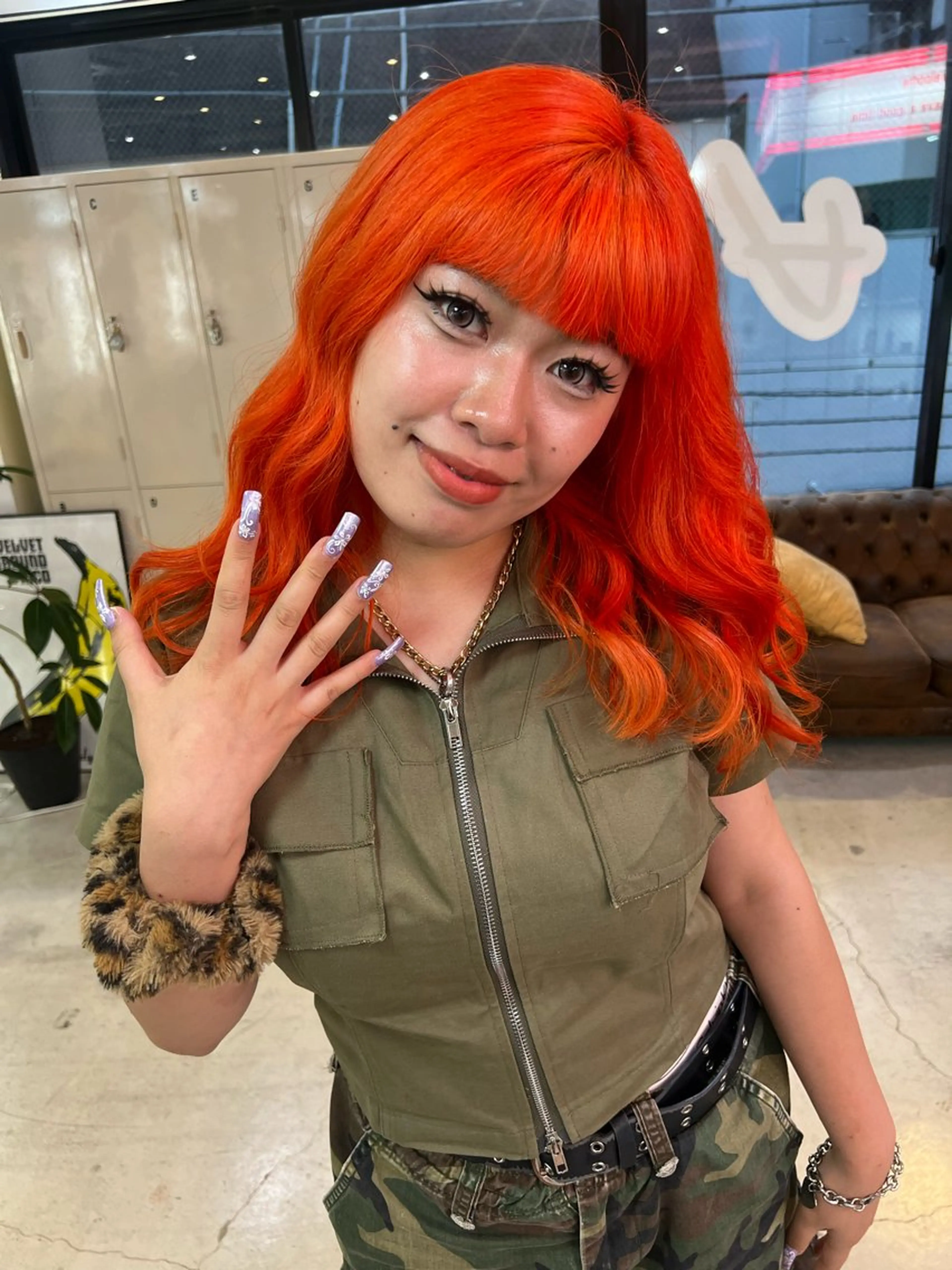 セミロング 💥ウルフカット デザインあんな💥のヘアスタイル