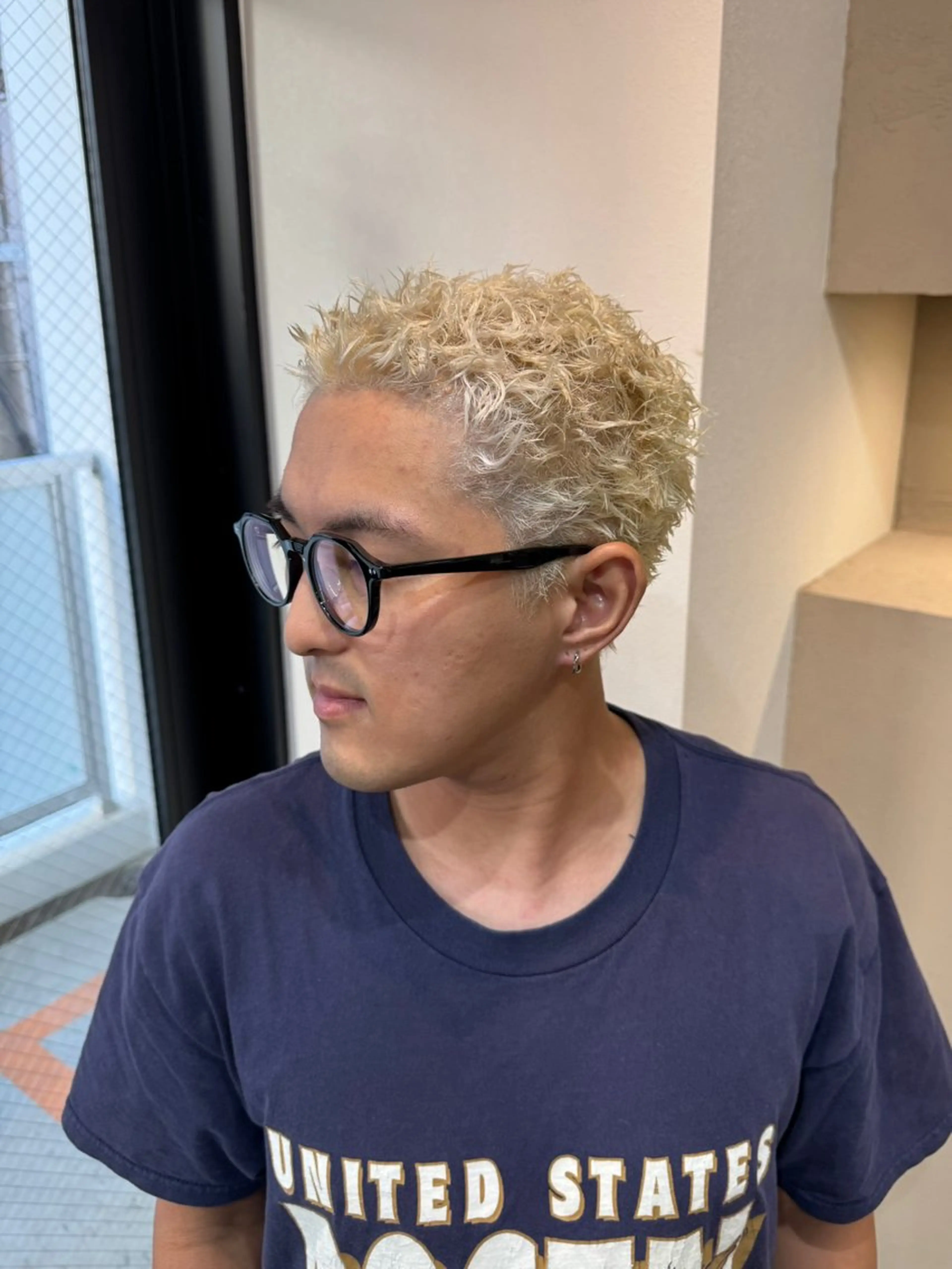 メンズ カット ヘアカラー パーマ STAND/ YUOO💈のヘアスタイル