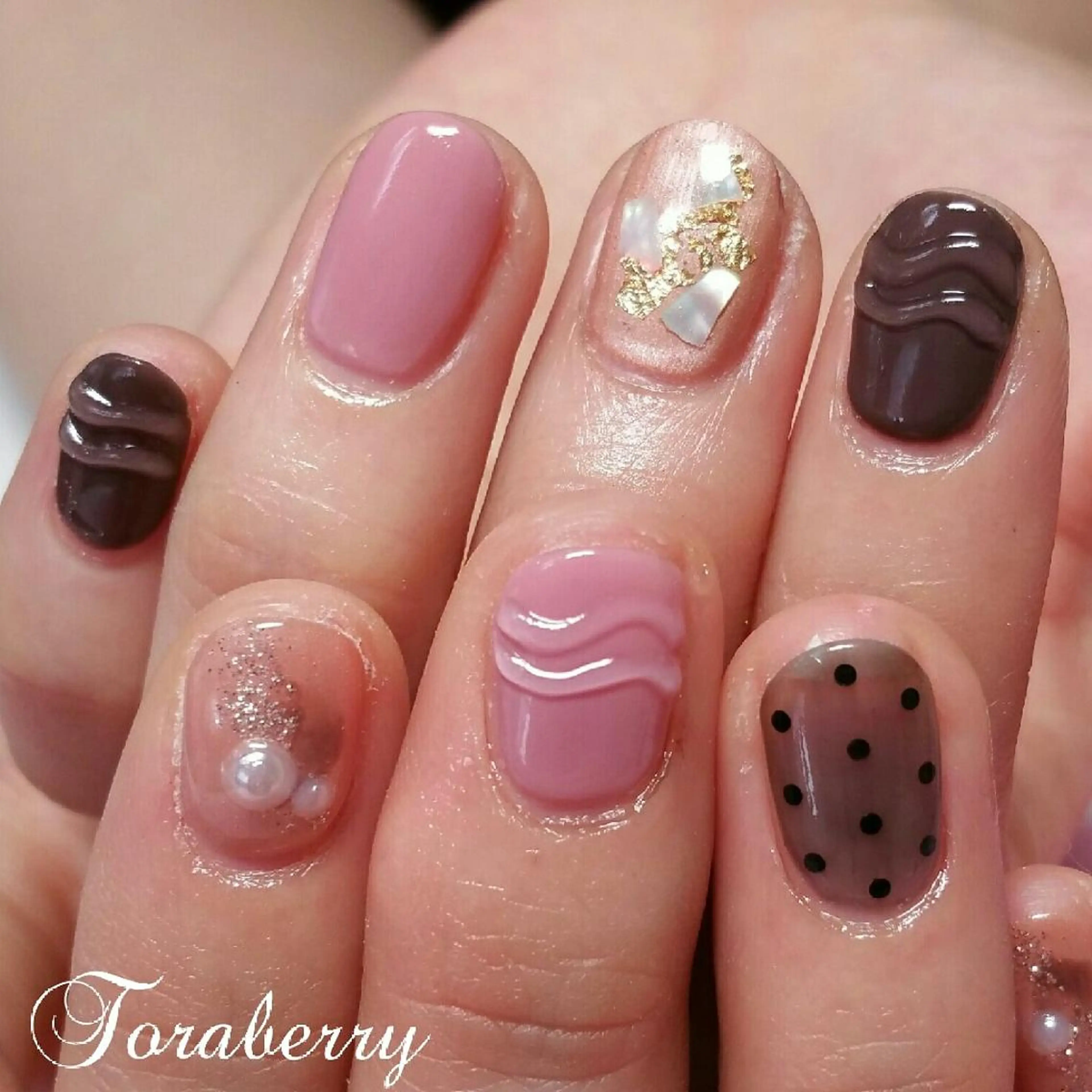 ネイル 持ち込み ワンカラーネイル ネイリスト なつみのネイルデザイン