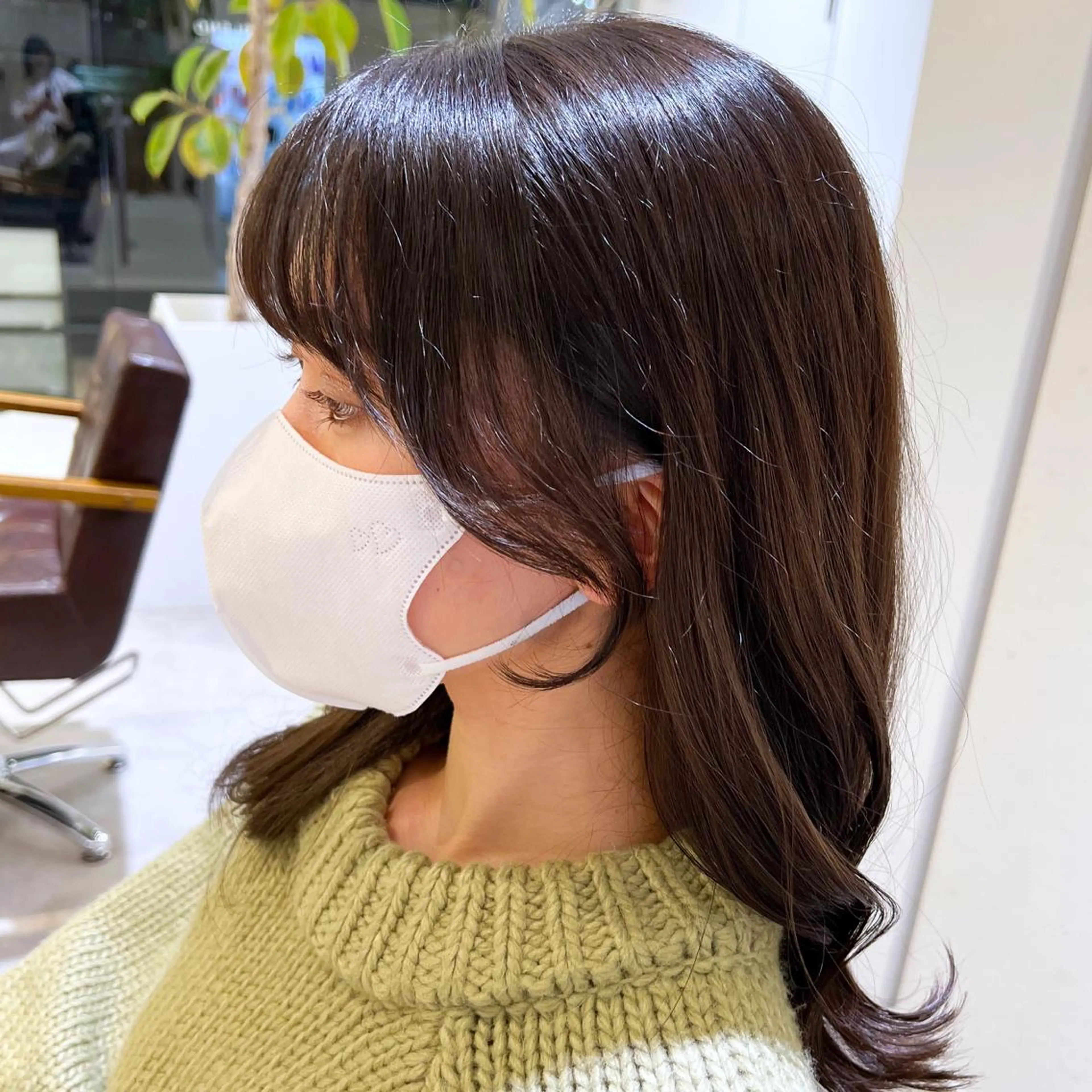 セミロング カラー カット 韓国ヘア×髪質改善 /yoshikaのヘアスタイル