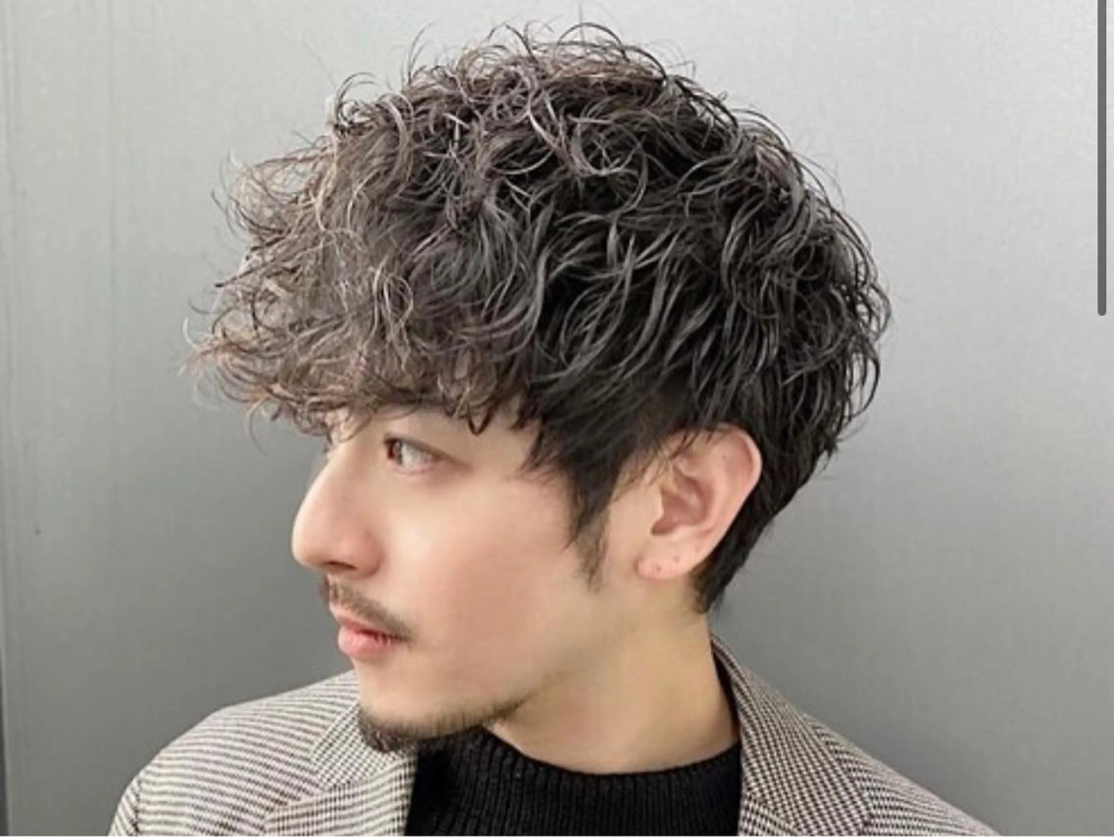 パーマ メンズ カット パーマ NO.1メンズパーマ メンズ特化　萱原大幹のヘアスタイル