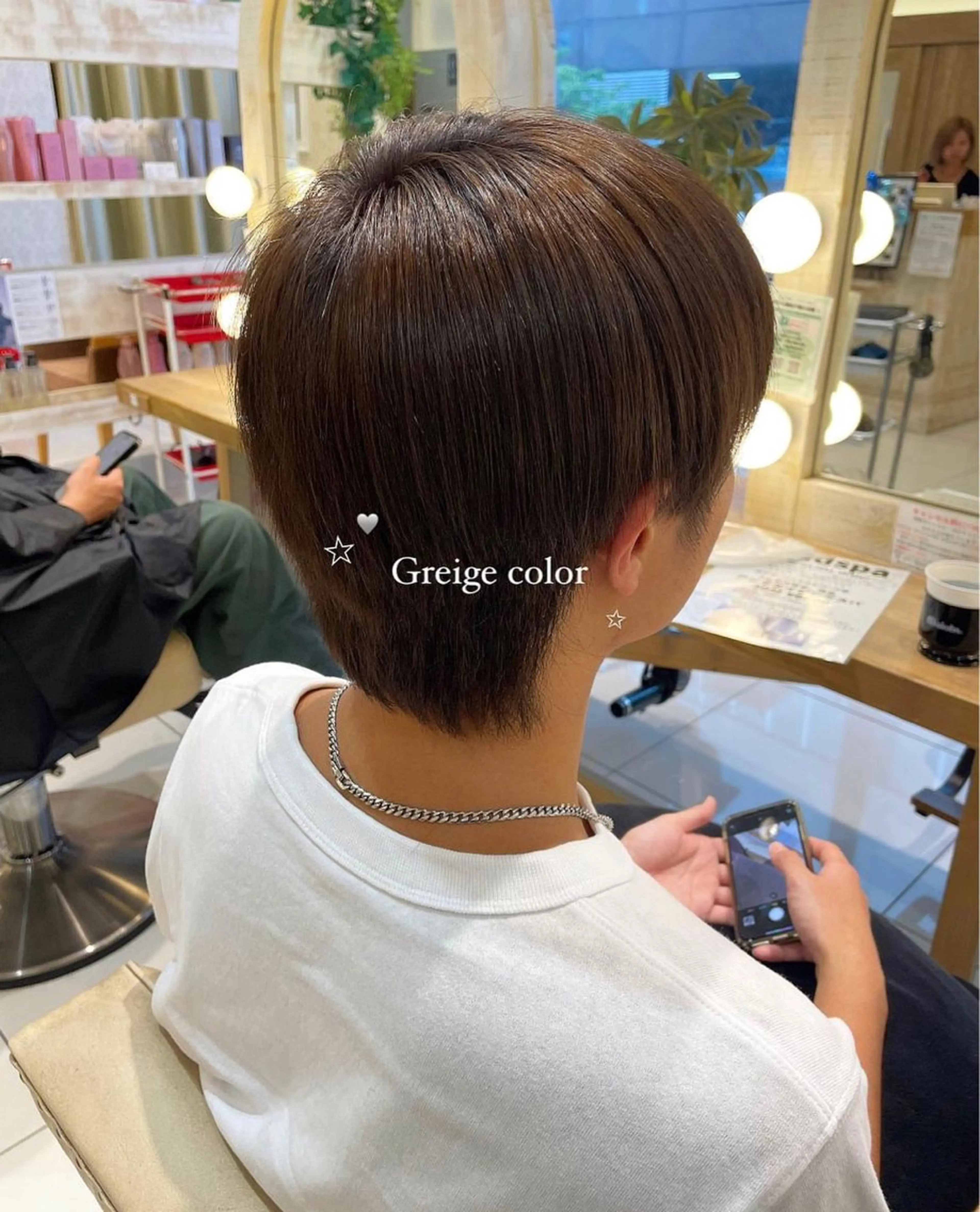 カラー メンズ 暖色カラー/ブリーチ なしカラー/艶カラーのヘアスタイル