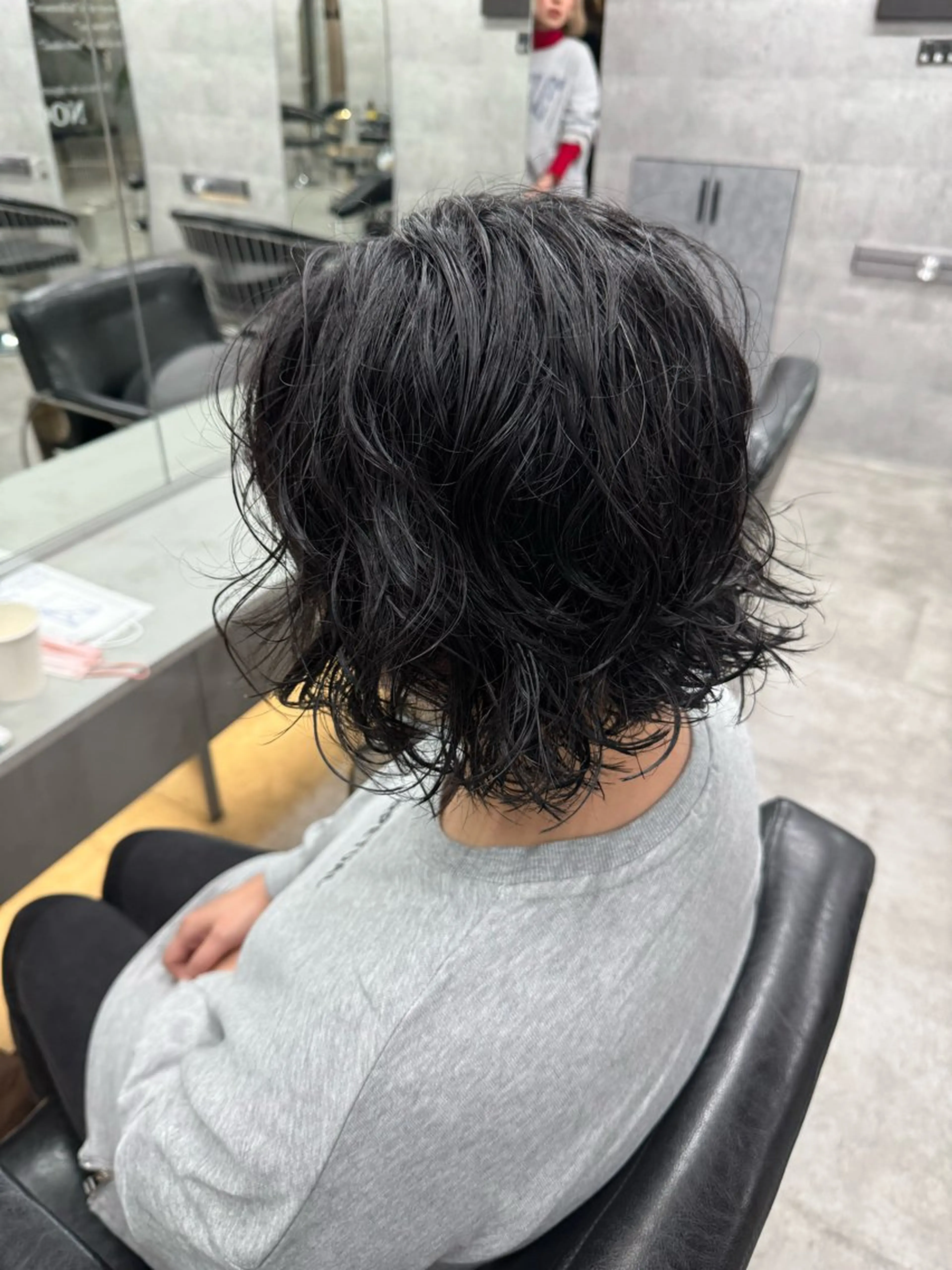 ショート パーマ カット パーマ NOOS omotesando所属・You 表参道⚡️ 髪質改善/艶髪/美髪のヘアスタイル