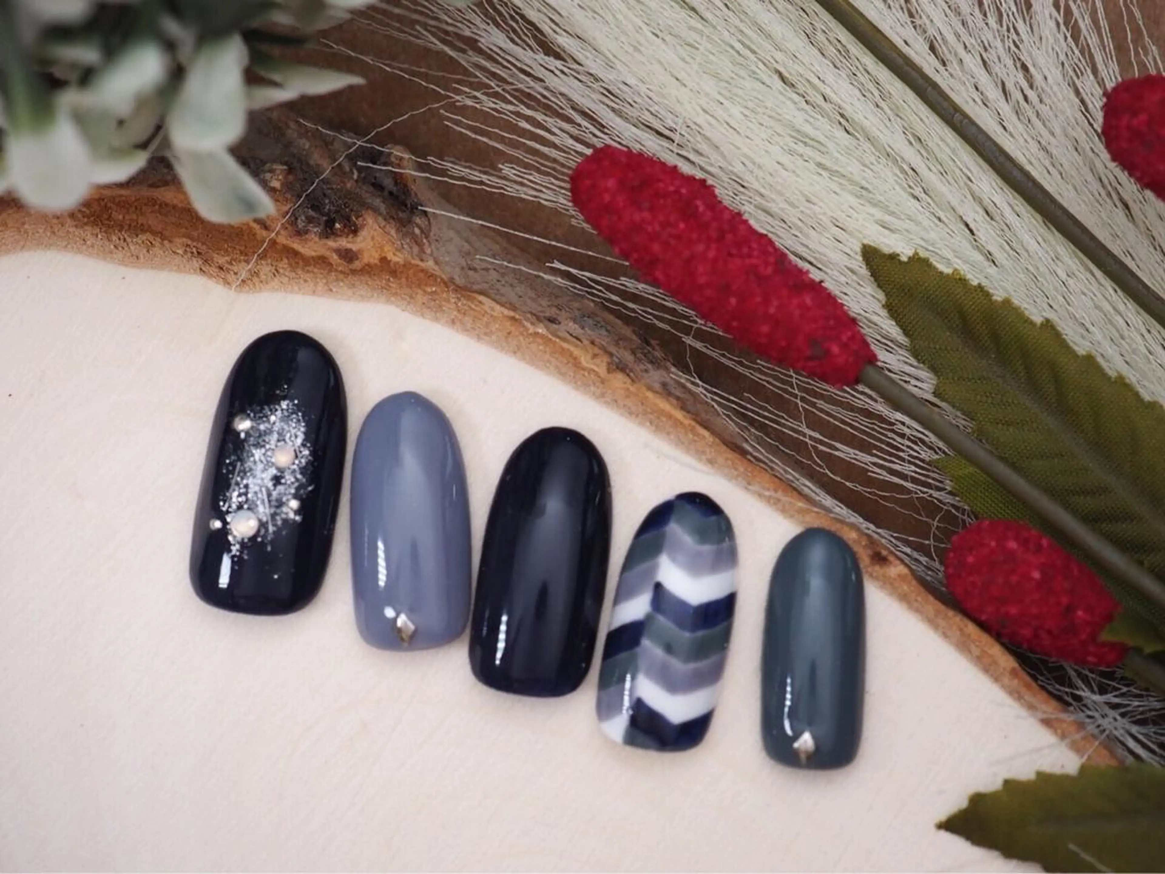 ネイル トップネイリスト Ribbon立川店のネイルデザイン