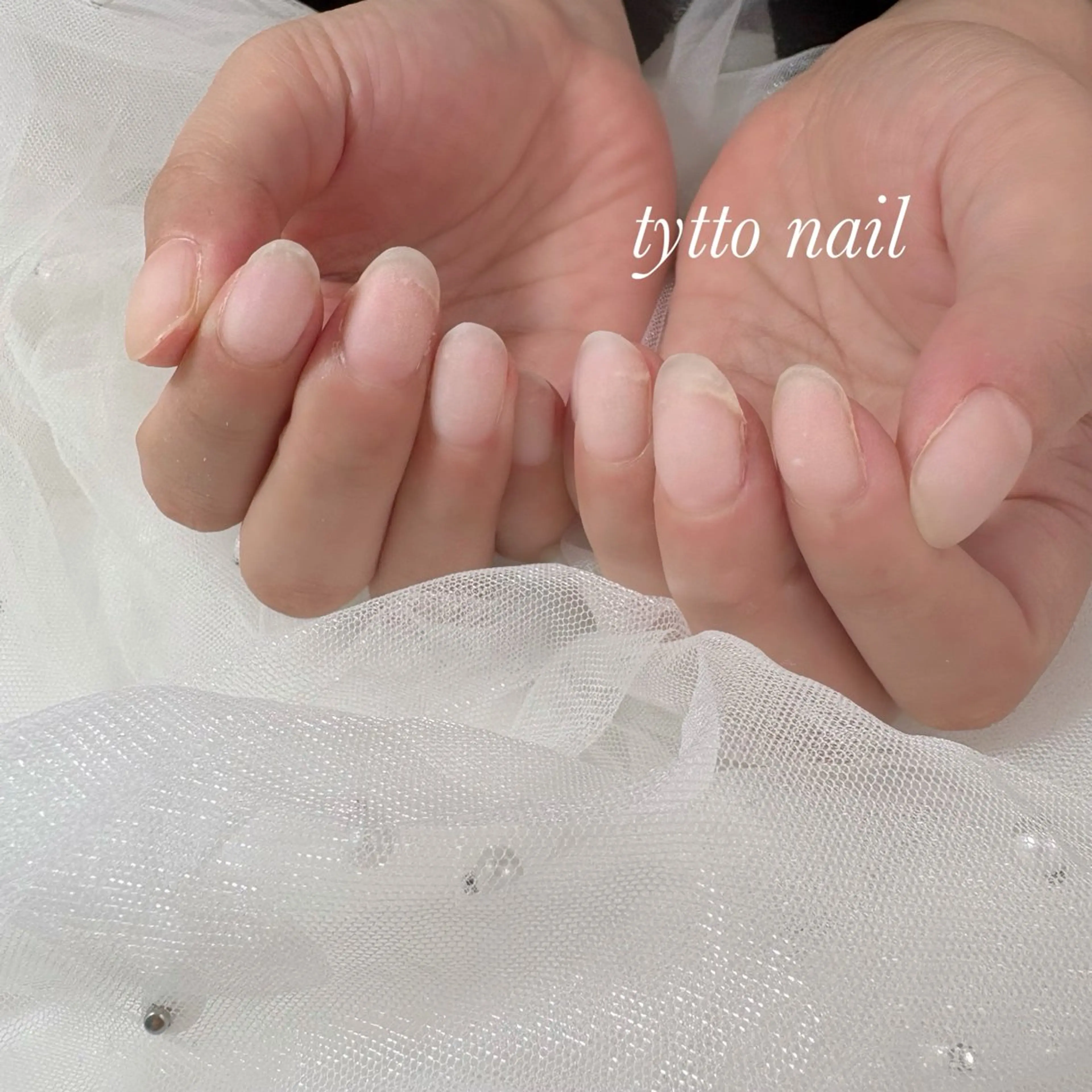 ネイル クリアネイル マットネイル オフィスネイル ワンカラーネイル ハンドネイル tytto nail ❤︎‪‪eri‪‪のネイルデザイン