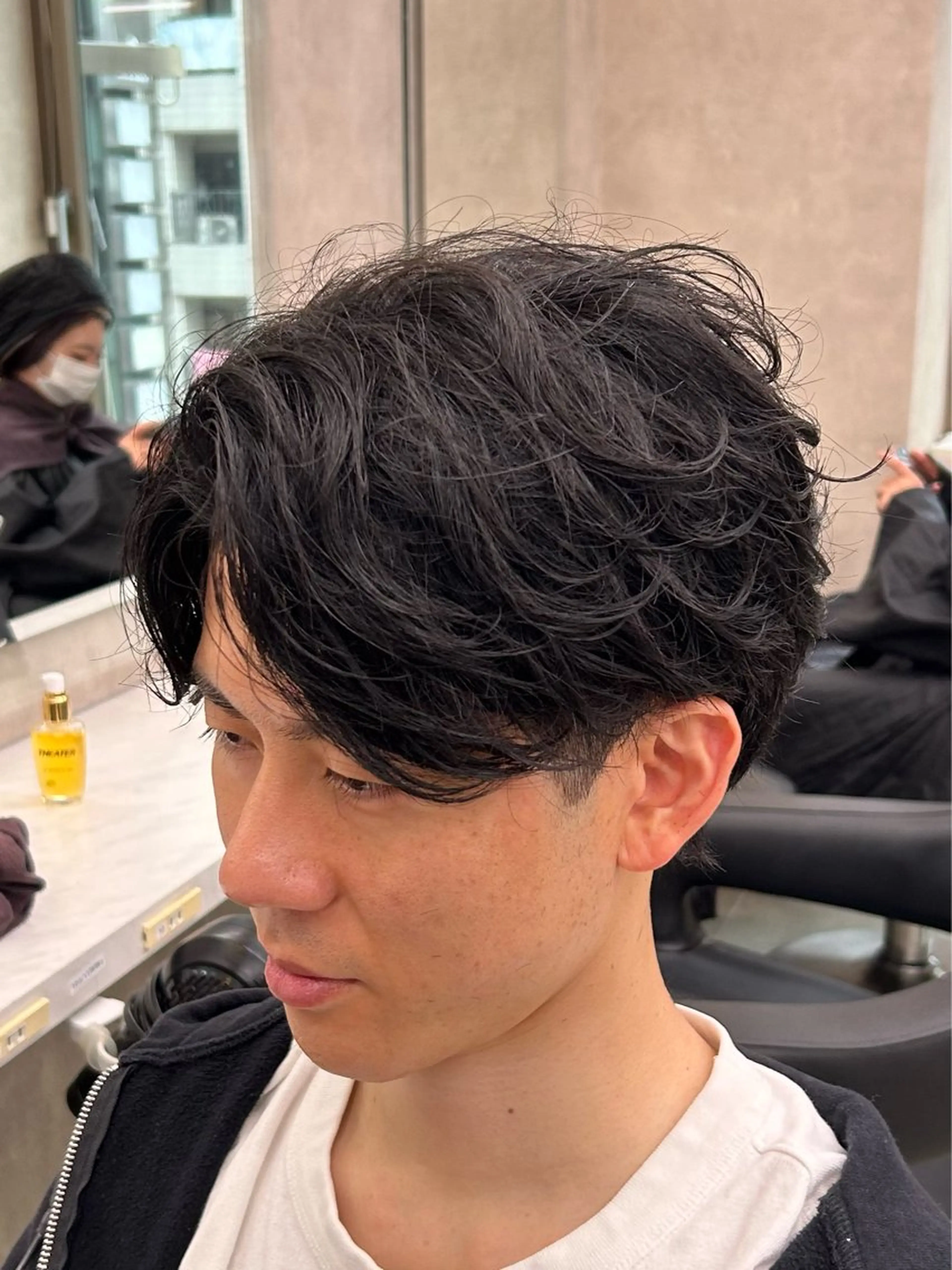 パーマ メンズ カット パーマ 🔷メンズセンターパ ートTAKUMI🔷のヘアスタイル