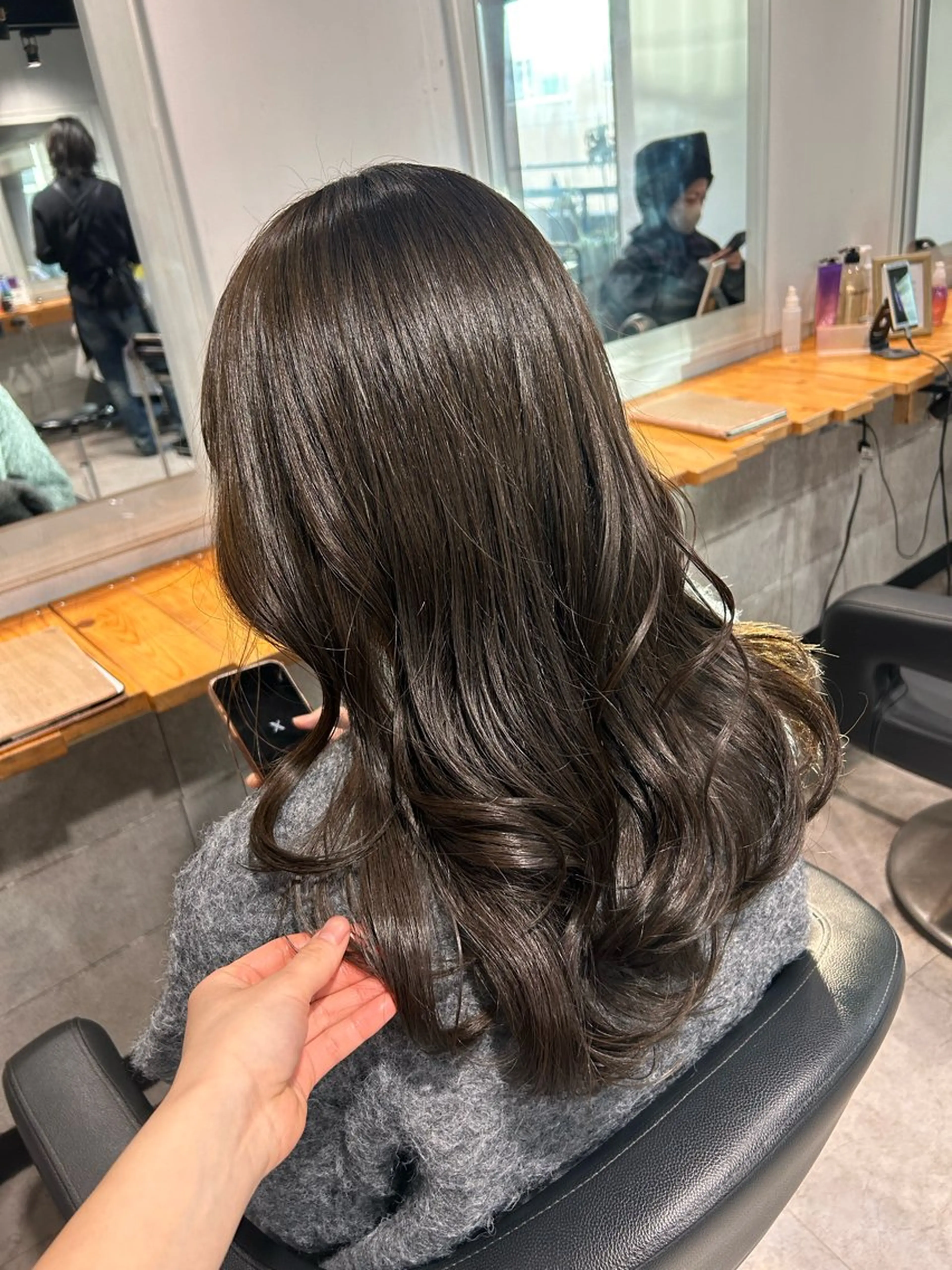 ロング カット ヘアカラー ヘッドスパ 韓国Style♡ Nanami🇰🇷のヘアスタイル