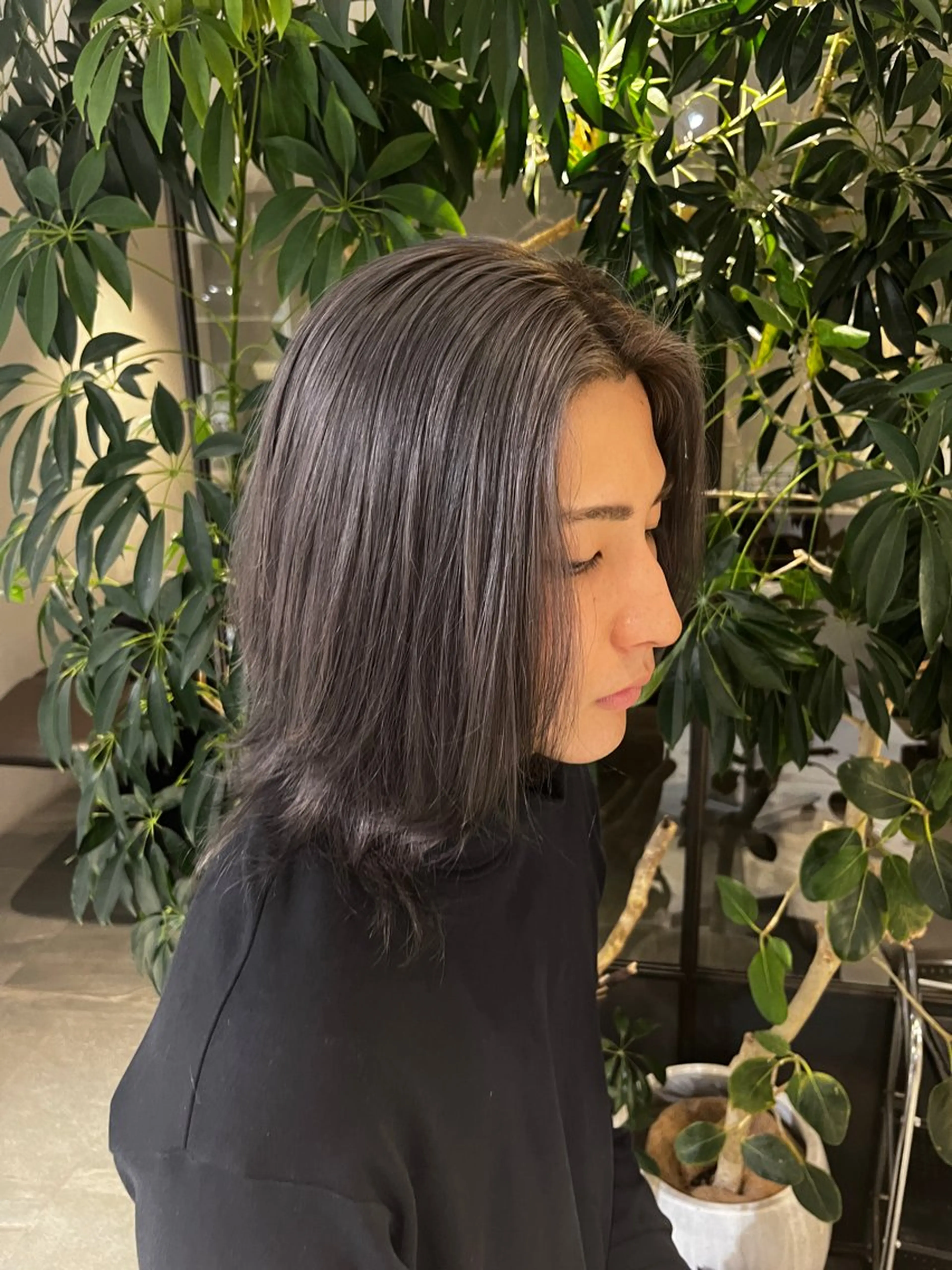 カラー 本田 聖のヘアスタイル