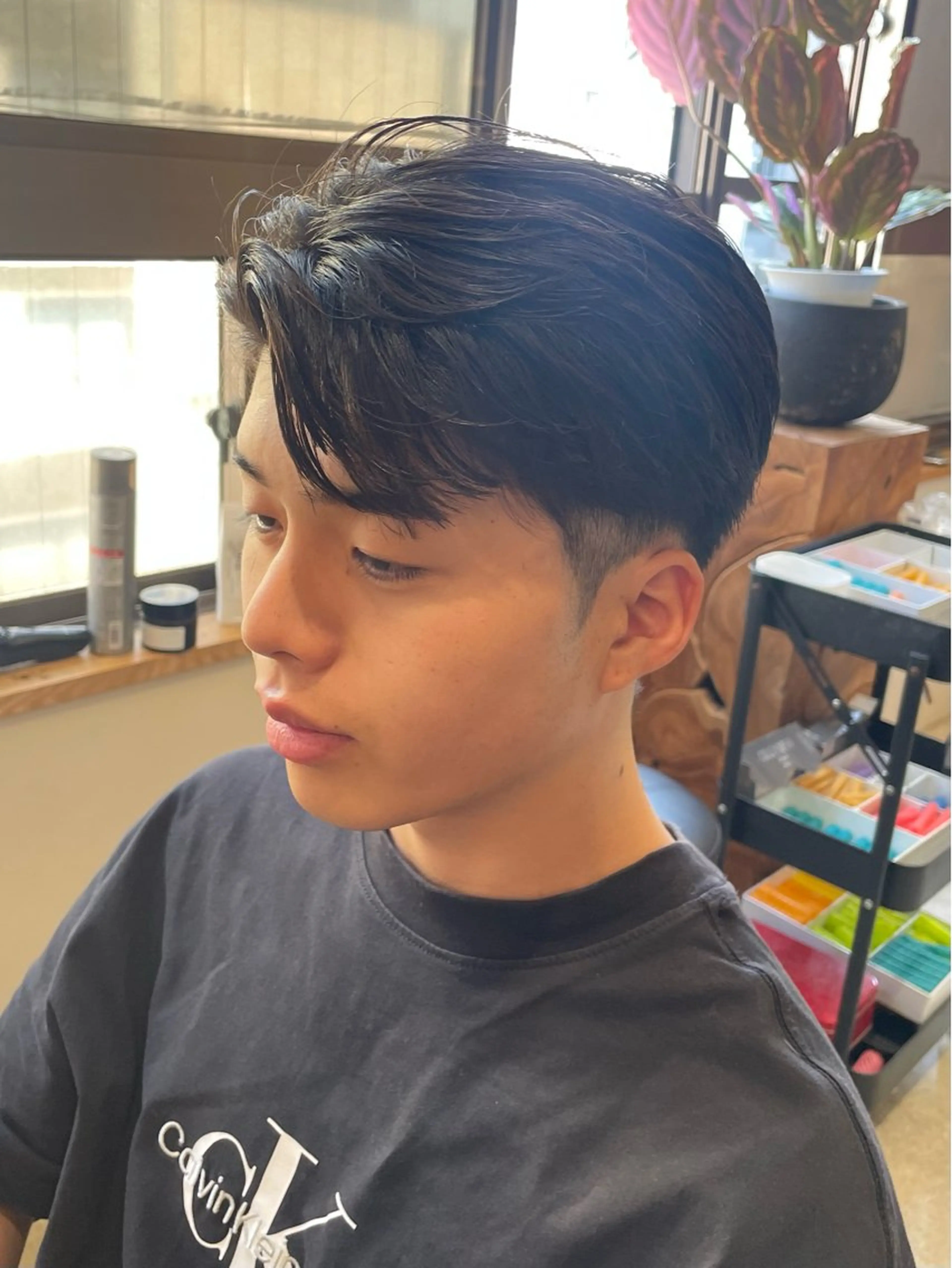 メンズ カット パーマ itsuki ／ 曲がる縮毛矯正のヘアスタイル