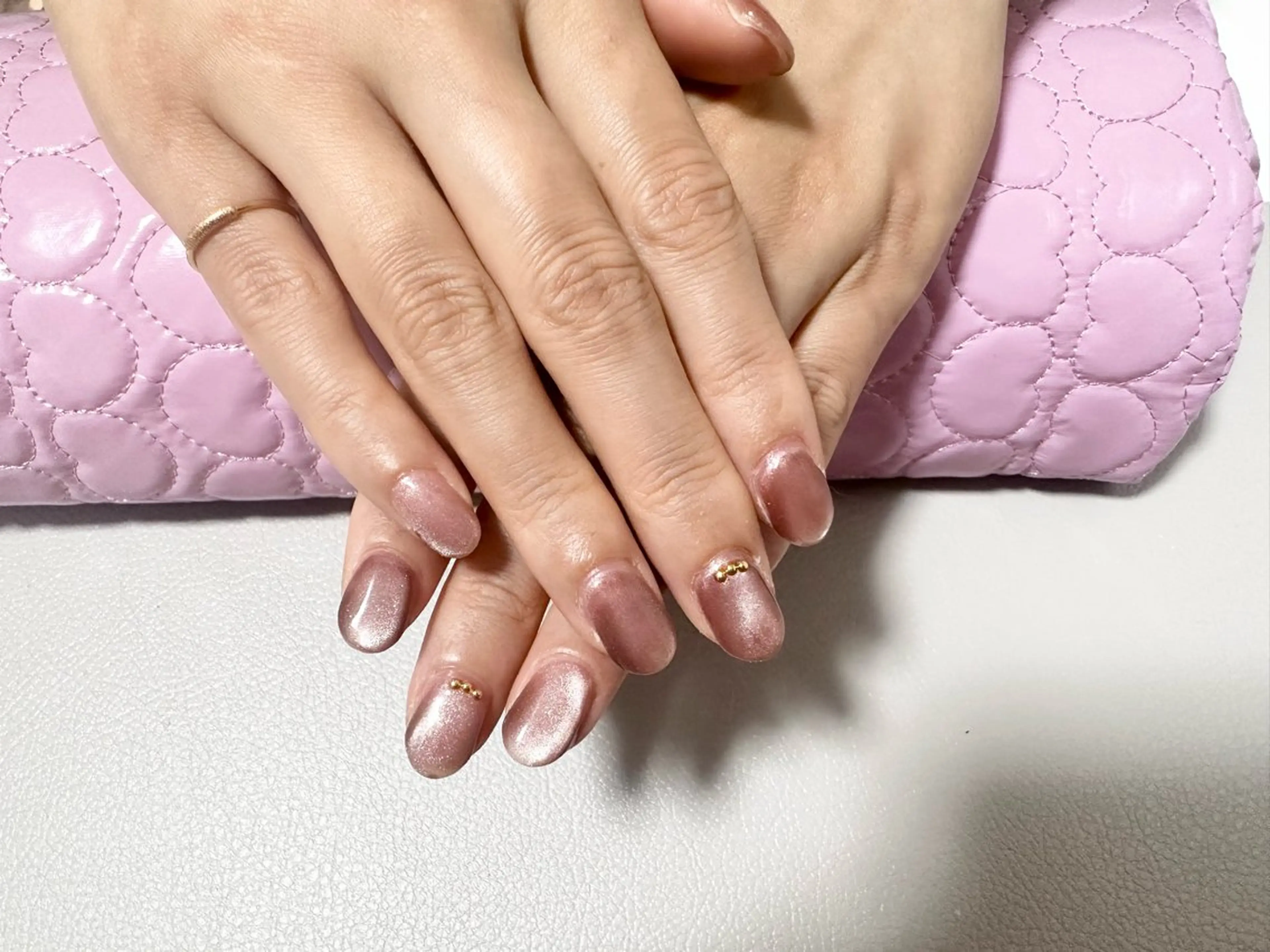 ネイル ゴールド マグネットネイル ハンドネイル Nail Salon nutaのその他イメージ