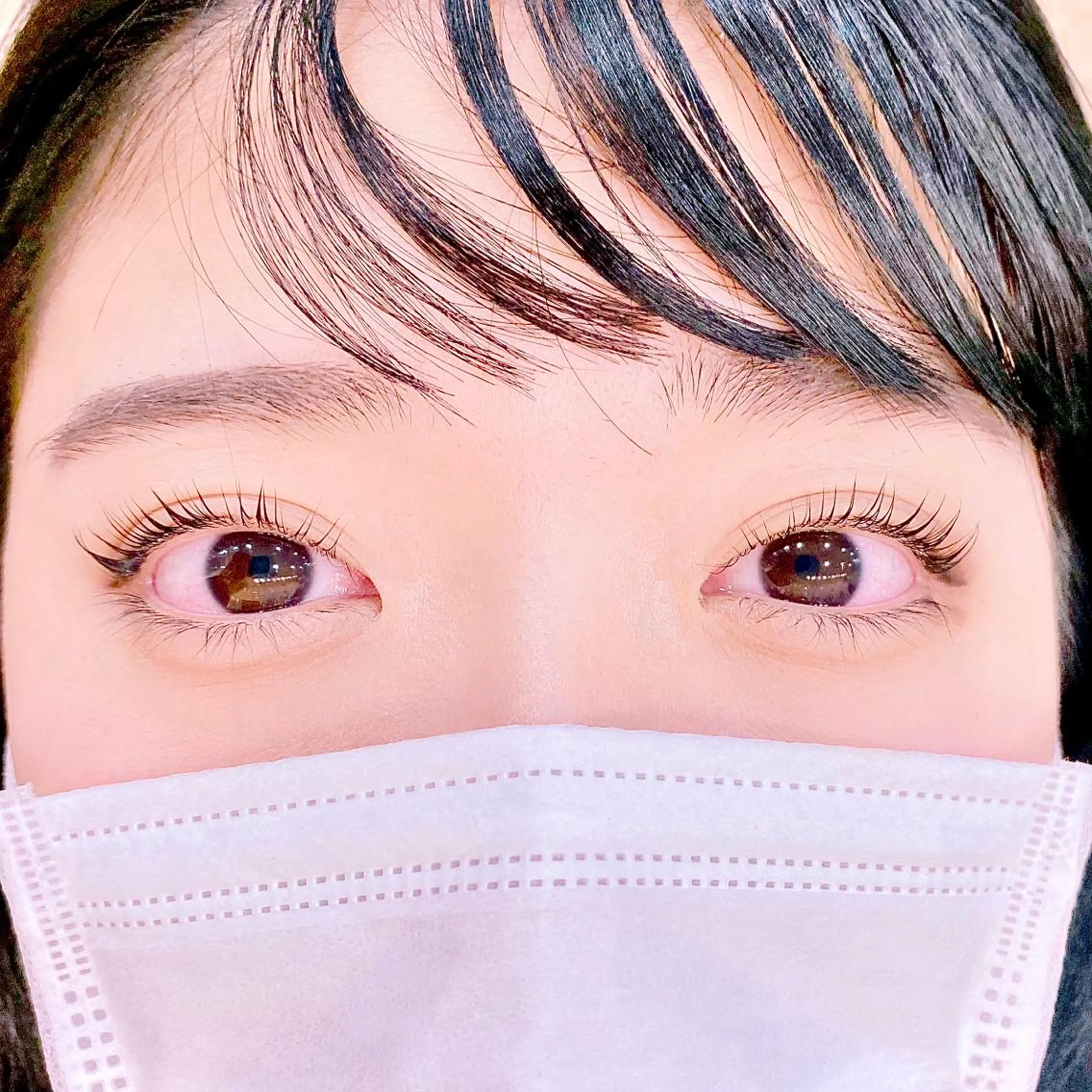マツエク・マツパ パリジェンヌラッシュリフト 一重×まつ毛パーマ HAYASAKA/ 韓国風/束感/流し目のマツエク・マツパデザイン