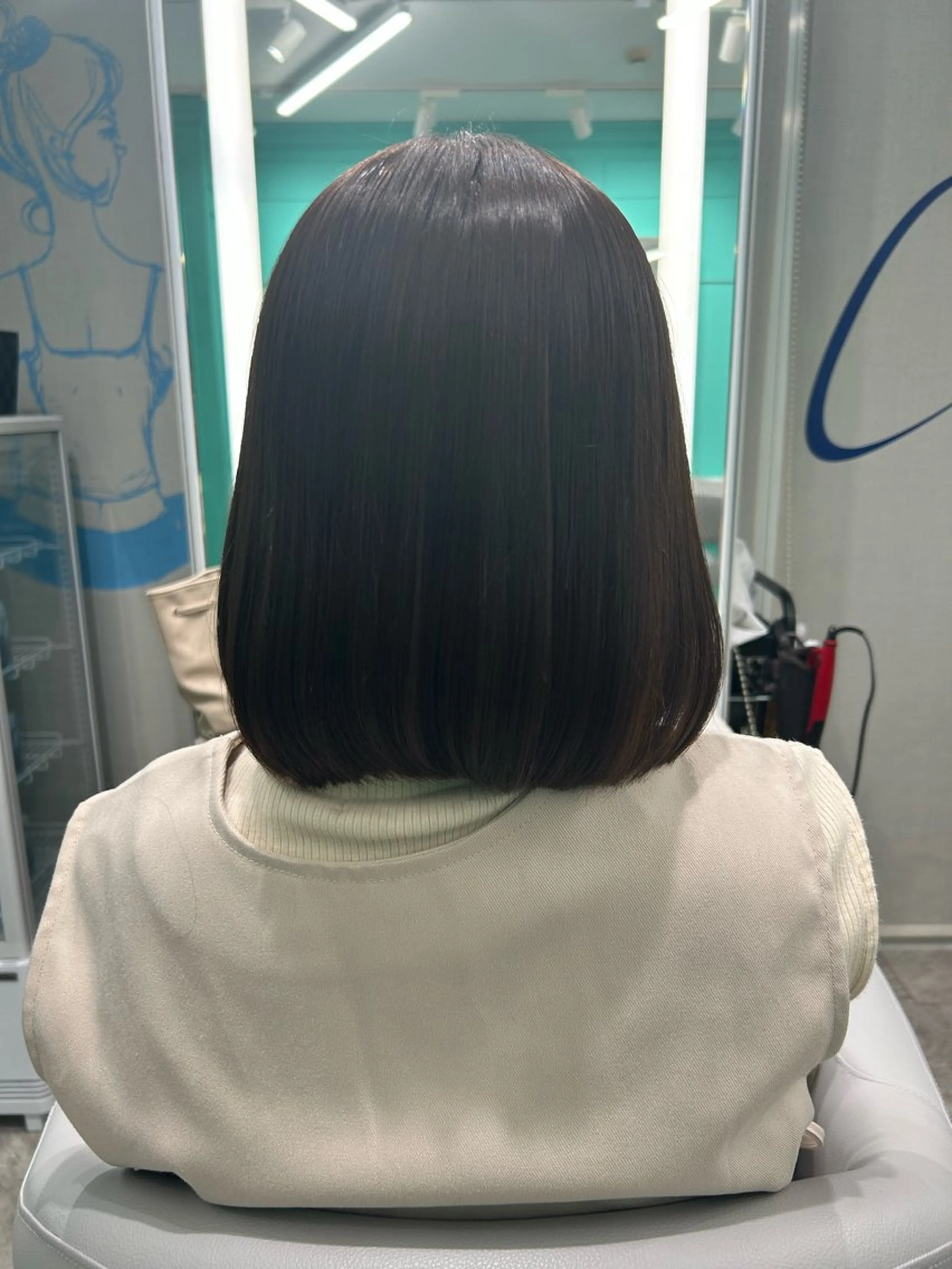🌻無料🌻ボブカット＋ワンカラー＋トリートメントの写真