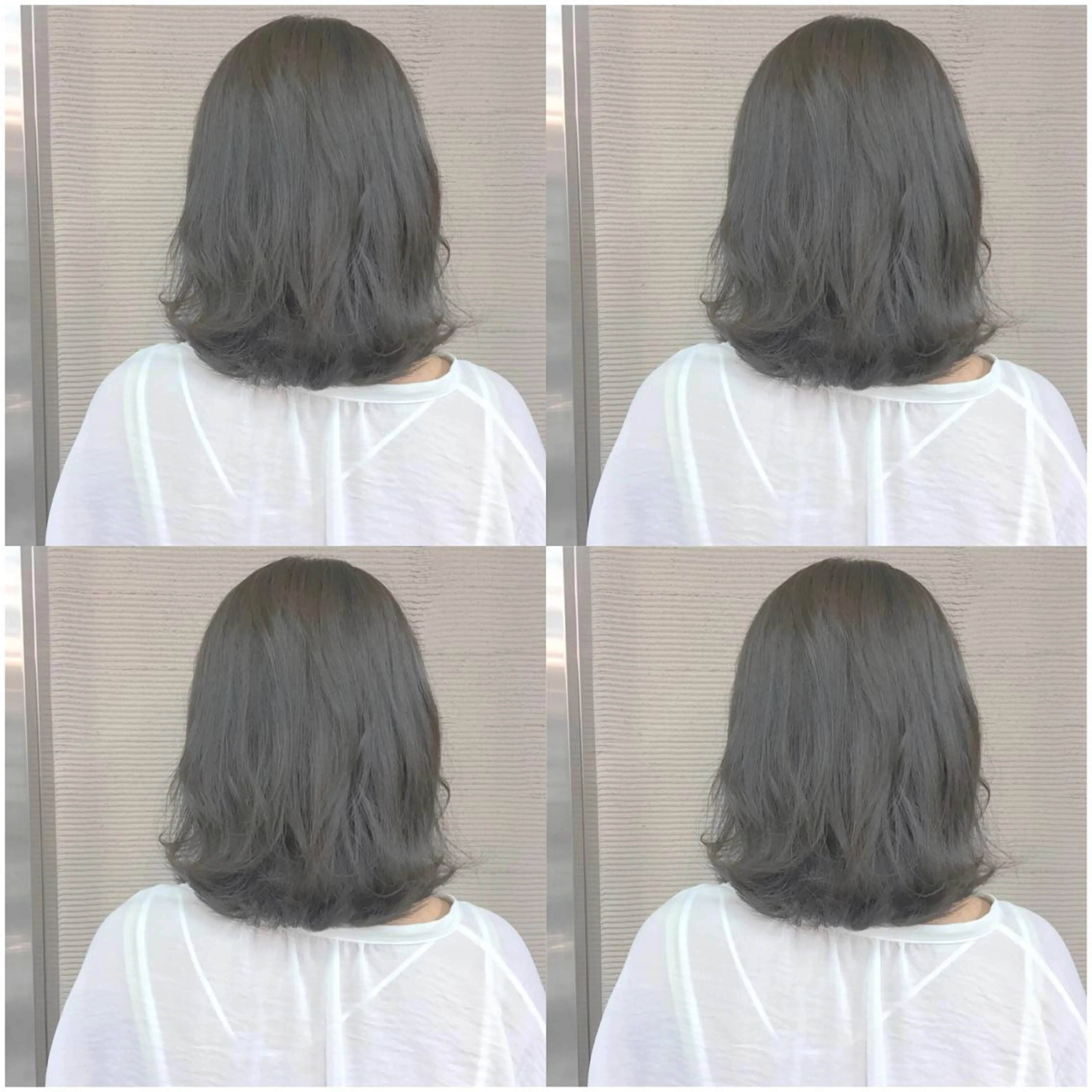 ミディアム カラー パーマ ヘアアレンジ アディクシーカラー アッシュ 透明感カラー 外国人風カラー LUCK本厚木 浦住 貴大のヘアスタイル