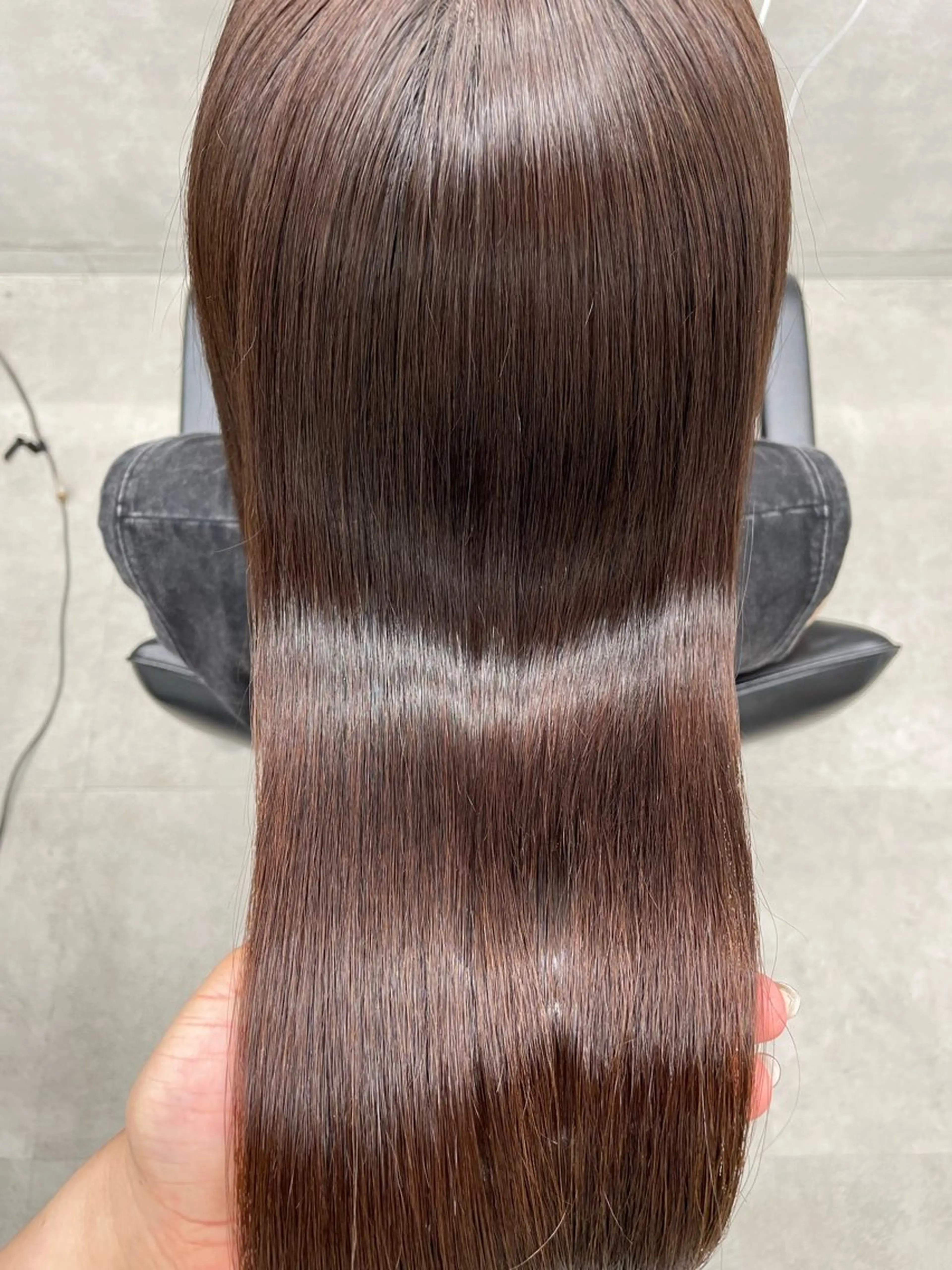 ロング カラー 髪質改善 縮毛矯正 トリートメント 巻ける縮毛矯正🌸 勝倉　麗のヘアスタイル