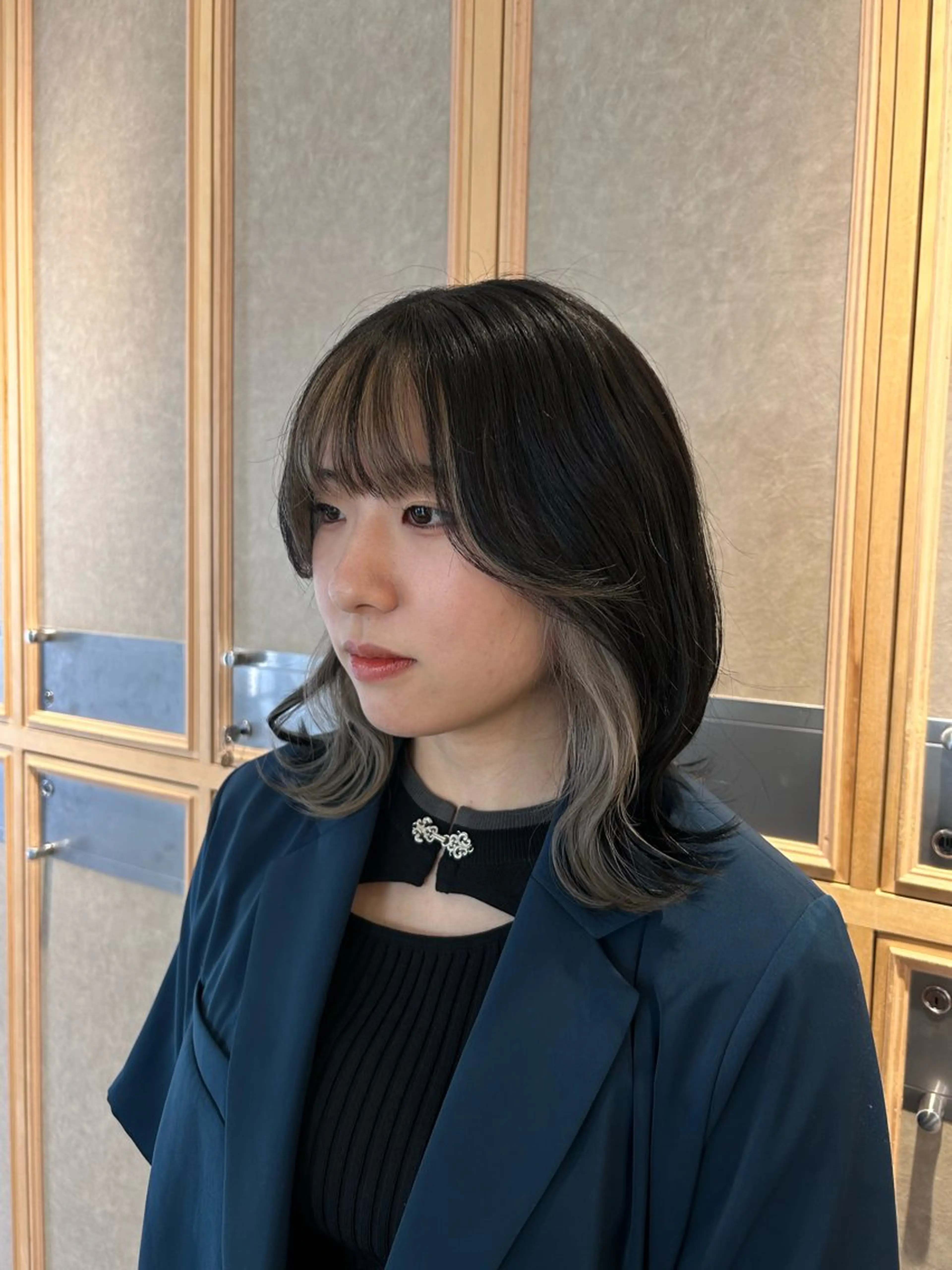 ミディアム カラー インナーカラー カット ヘアカラー トリートメント エクステ ヘッドスパ ヘアセット ハイトーン/エクステ レイヤー/mikoのヘアスタイル