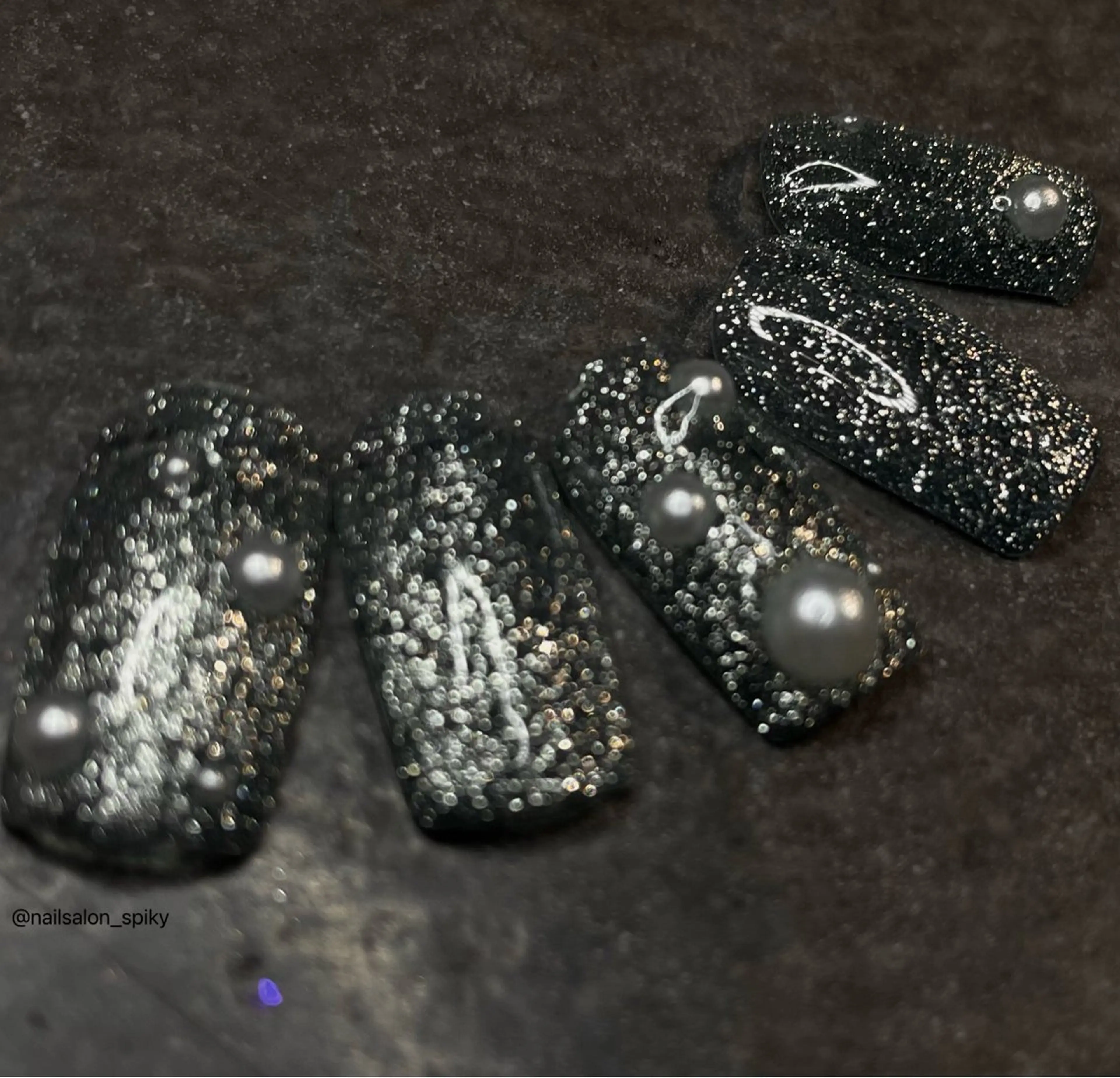 ネイル ハンドネイル Spiky とうげ ふうかのネイルデザイン
