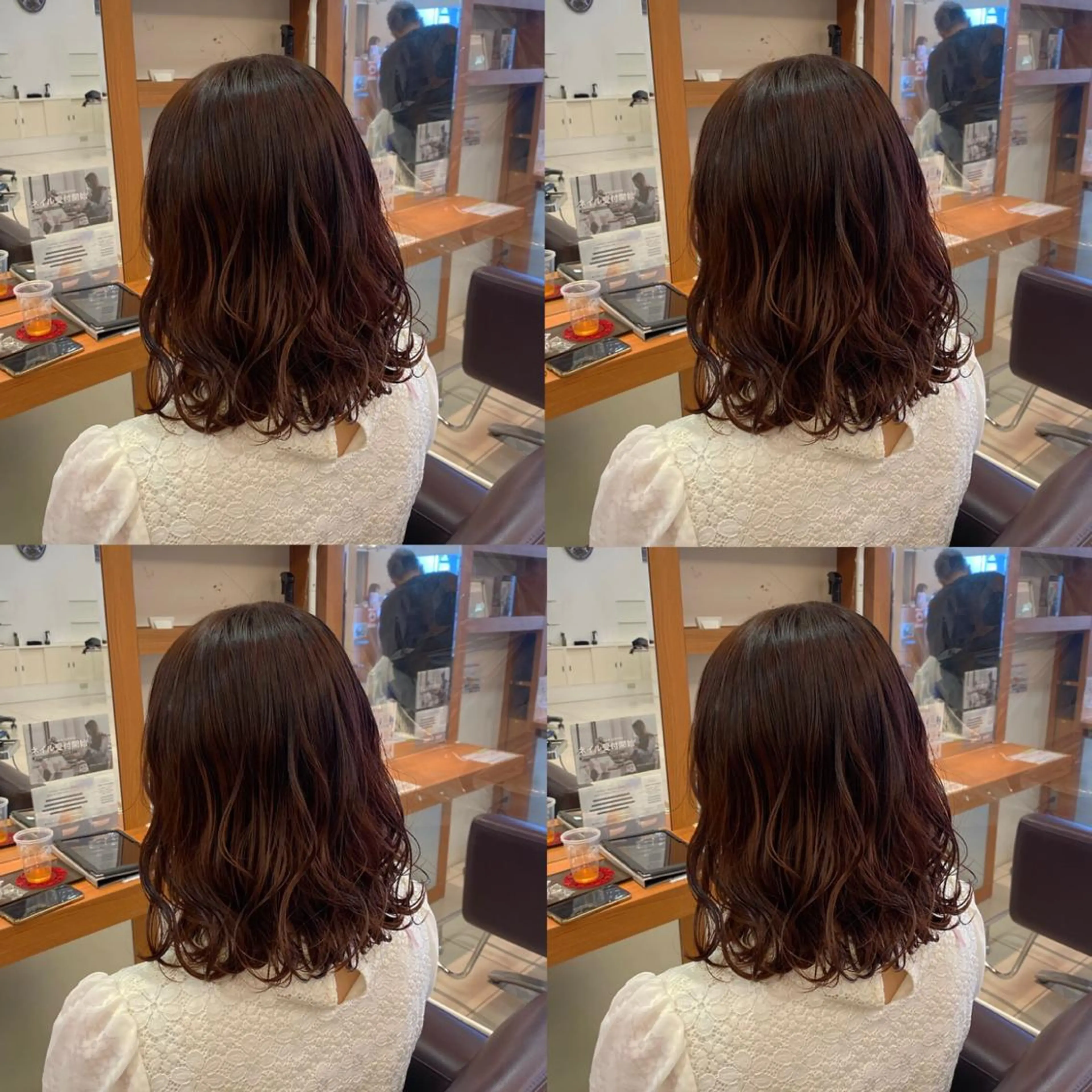 ミディアム カラー ヘアカラー トリートメント 【カラー指名No 1✨】原田響のヘアスタイル