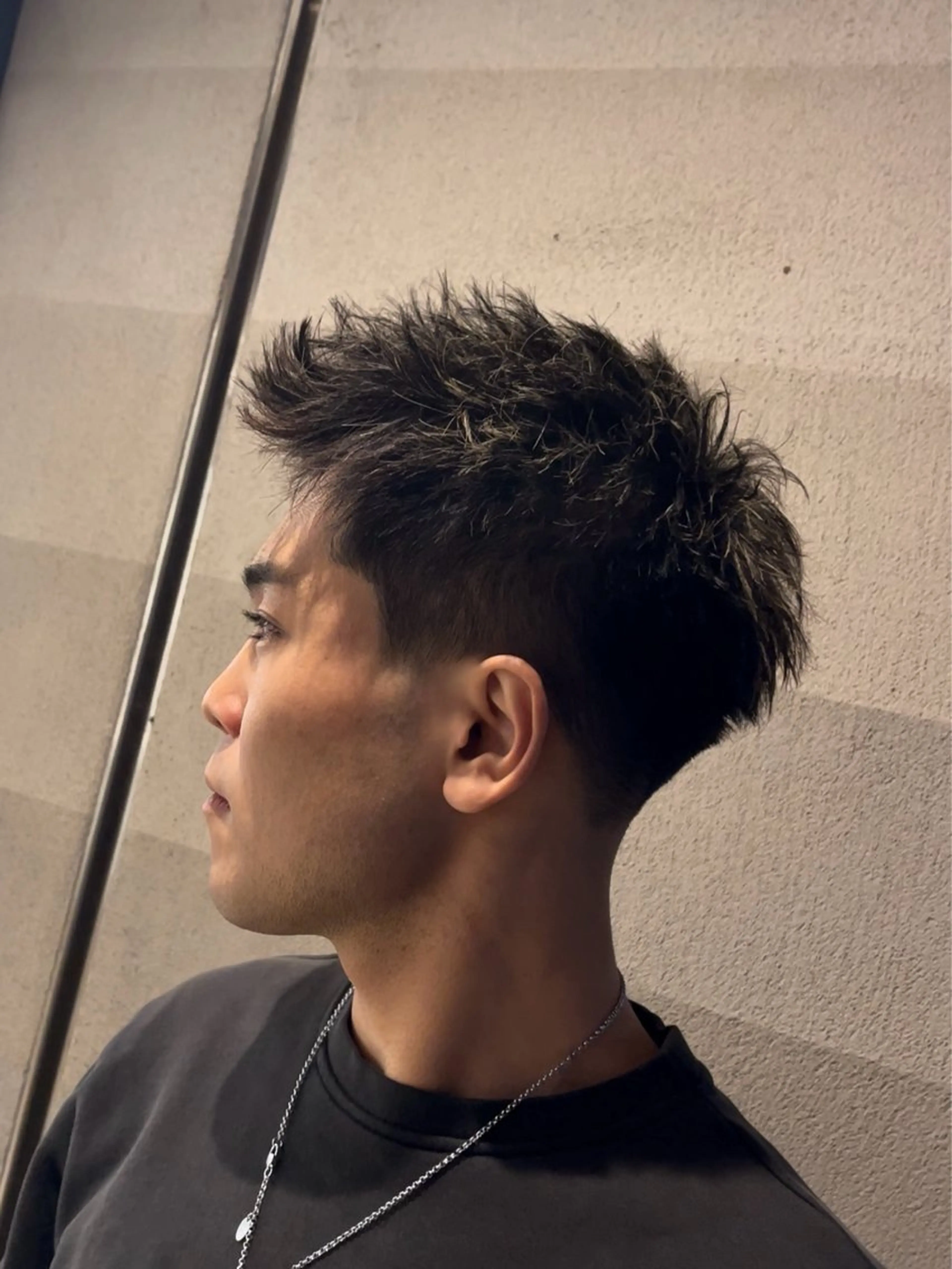 ショート カラー パーマ メンズ カット ヘアカラー パーマ 【再現性120%】 🔥龍也リュウヤ🔥のヘアスタイル