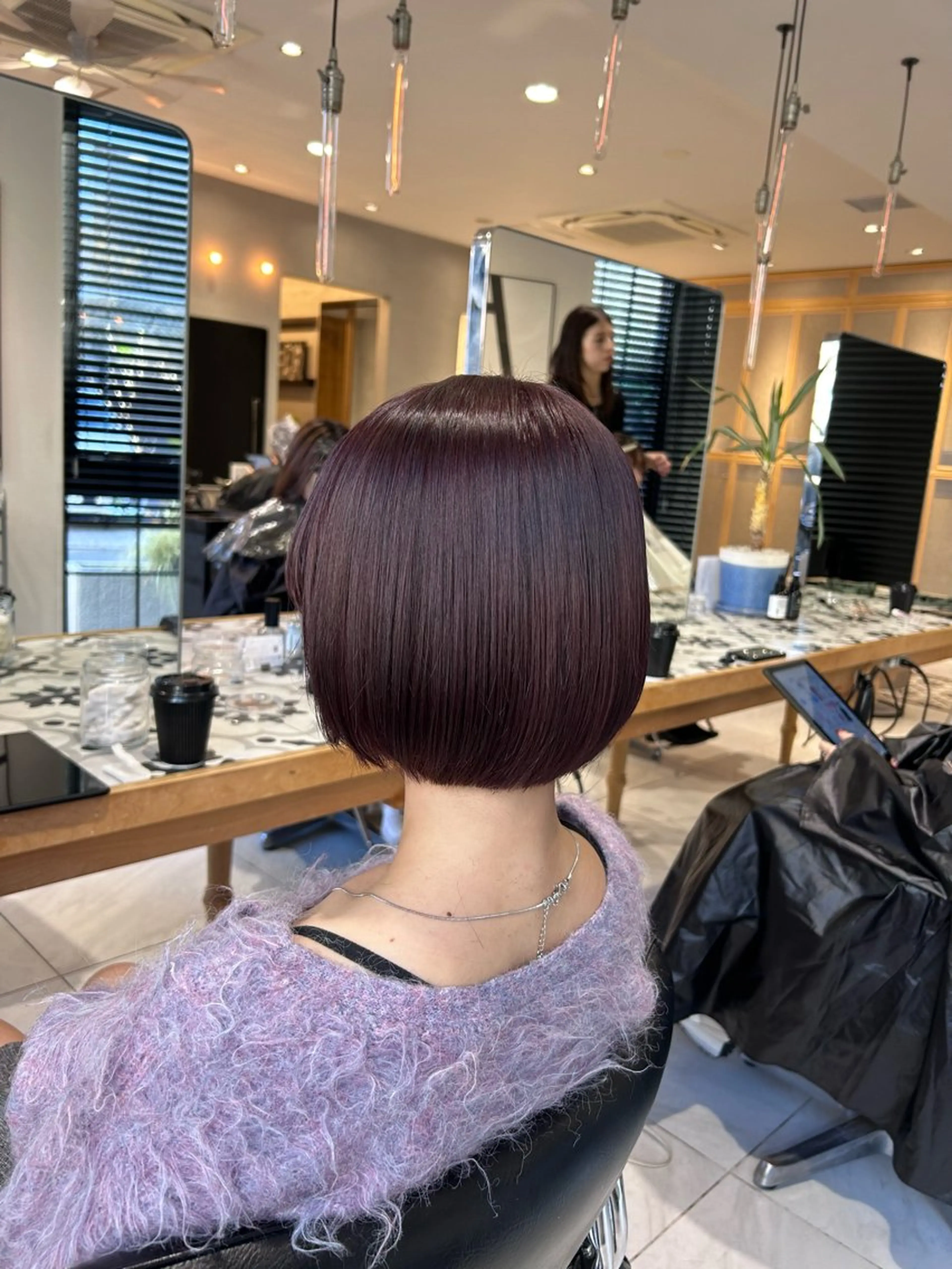 カラー カット ヘアカラー トリートメント ヘッドスパ ヘアセット miko🪽地毛風/ ハイトーン/レイヤーのヘアスタイル