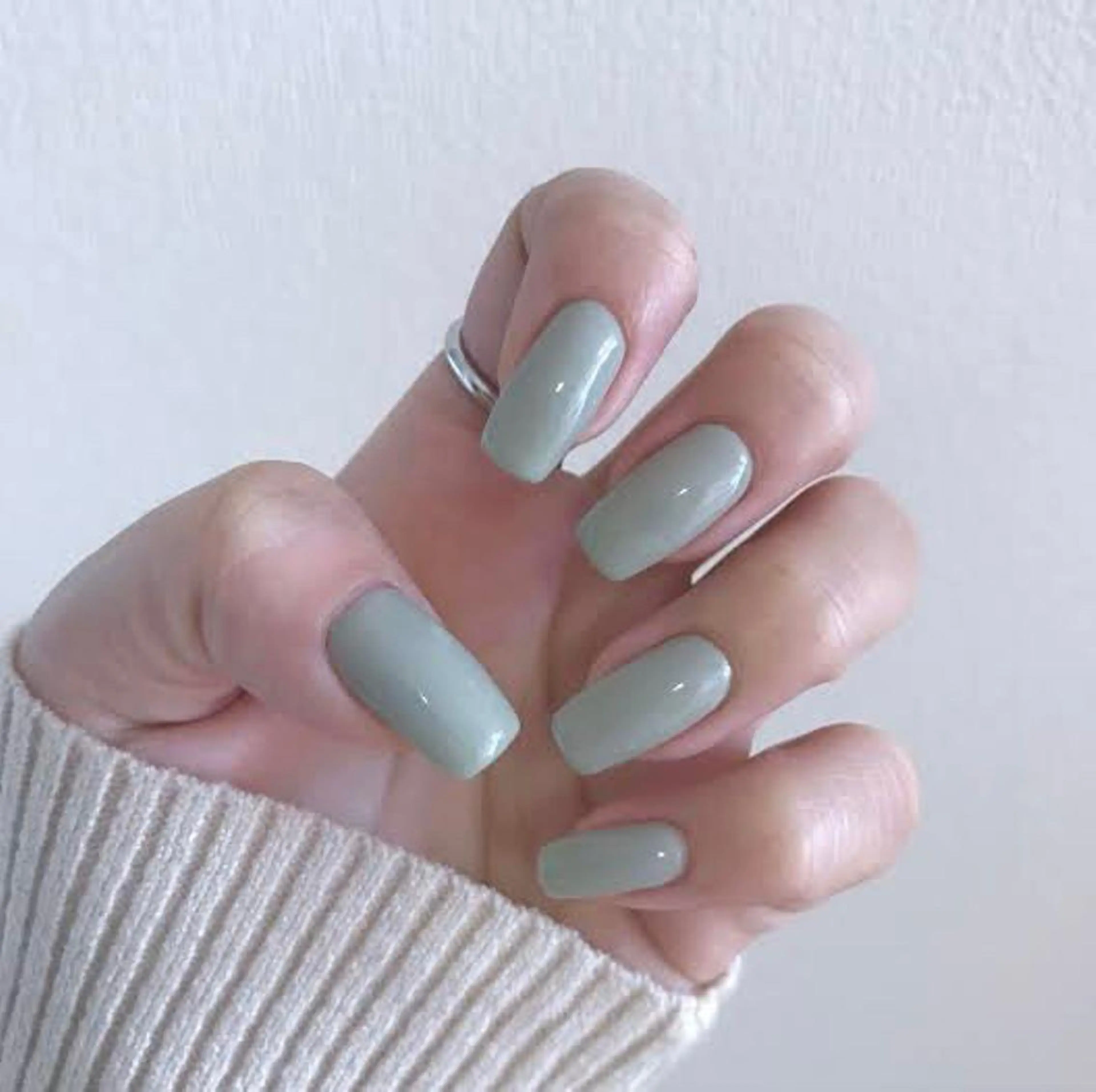 ネイル ジェルネイル オフィスネイル パラジェル Bianca 名駅店 rinnのネイルデザイン