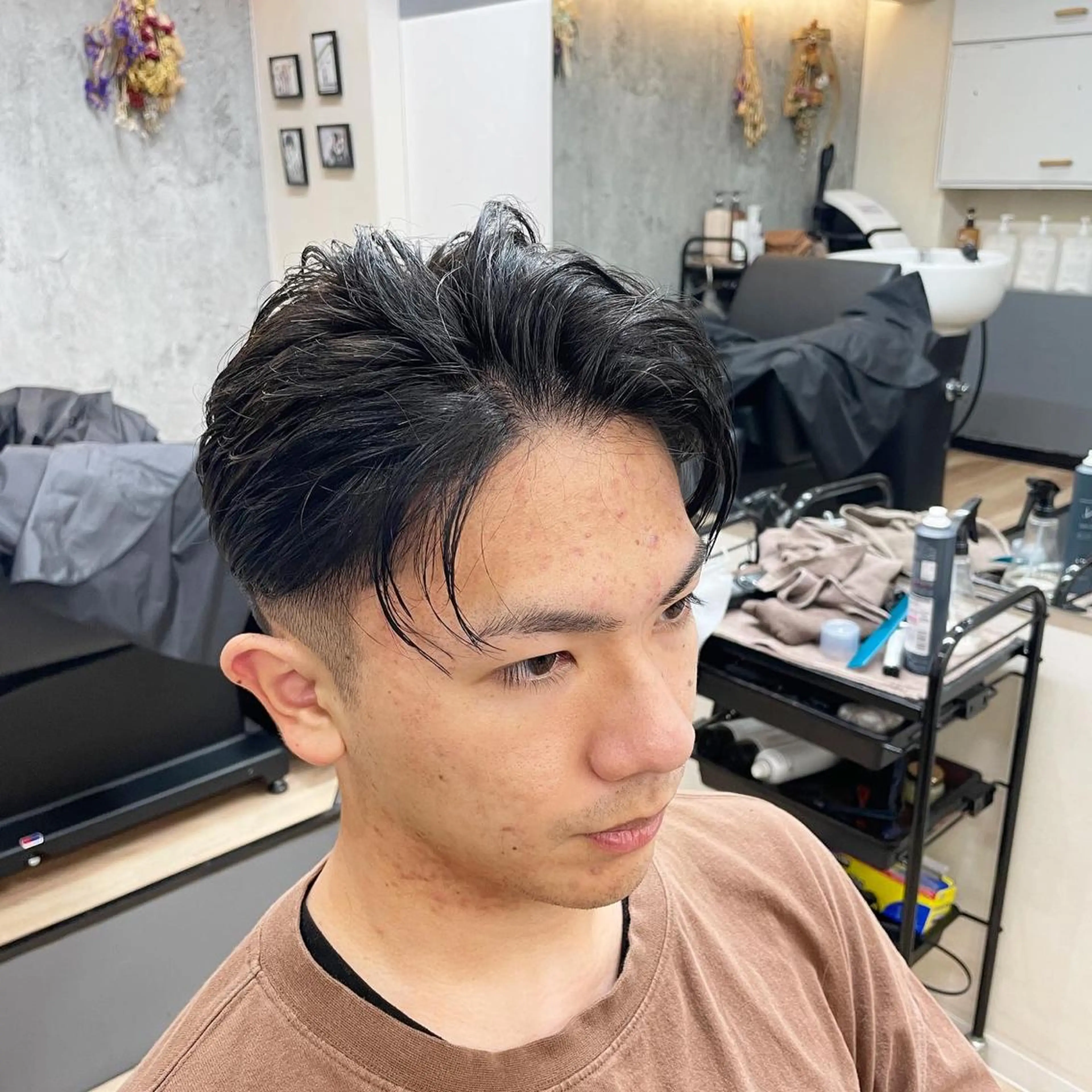 カラー メンズ カット ヘアカラー TOWA 野村　コウダイのヘアスタイル