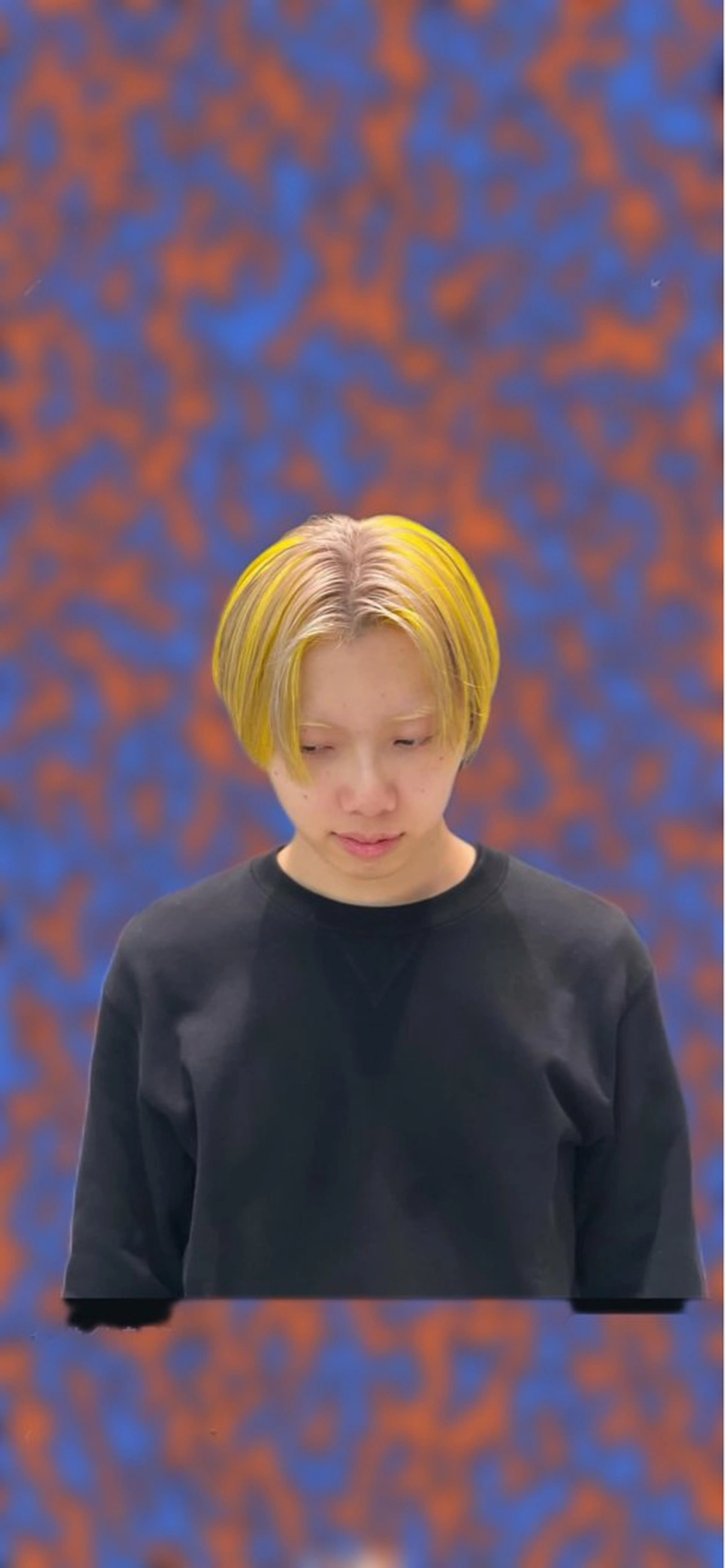 ショート カラー ベージュカラー デザインカラー イエローカラー ヘアカラー Tom🪐 /表参道/原宿のヘアスタイル