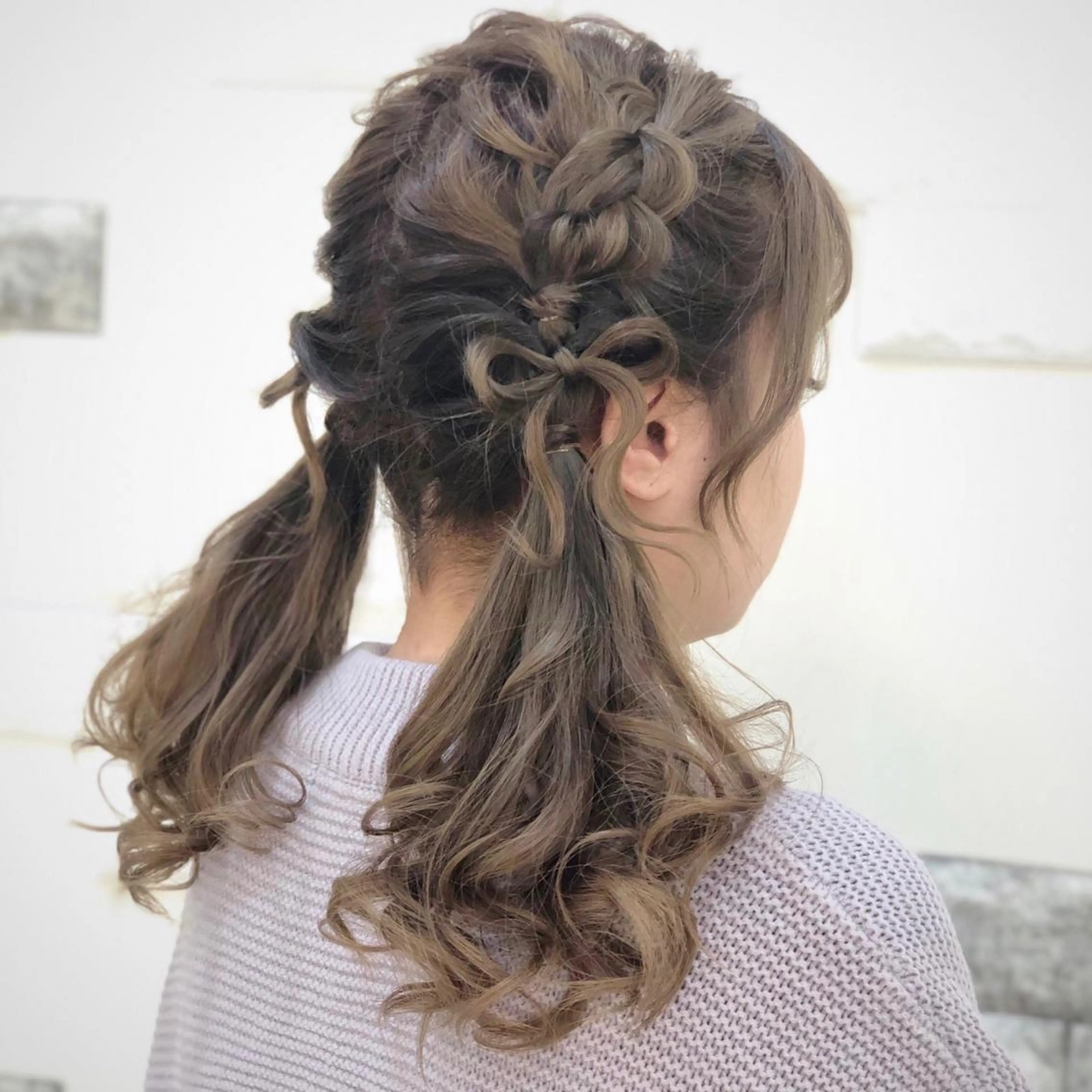 セミロング ヘアアレンジ ツインテール ヘアセット これた🧸ヘアメ職人 ♡髪質改善♡カラーのヘアスタイル
