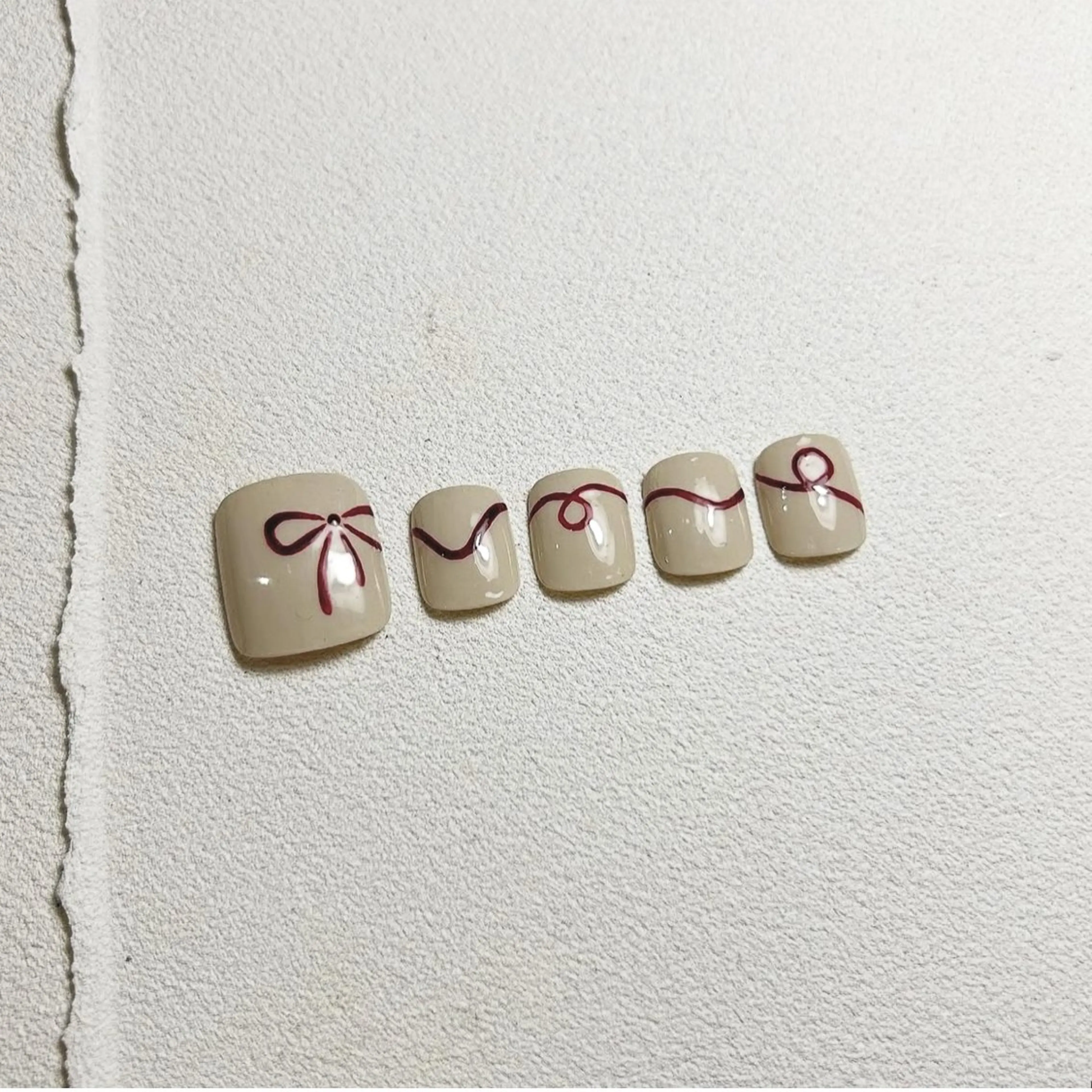 ジェル10本アートの写真