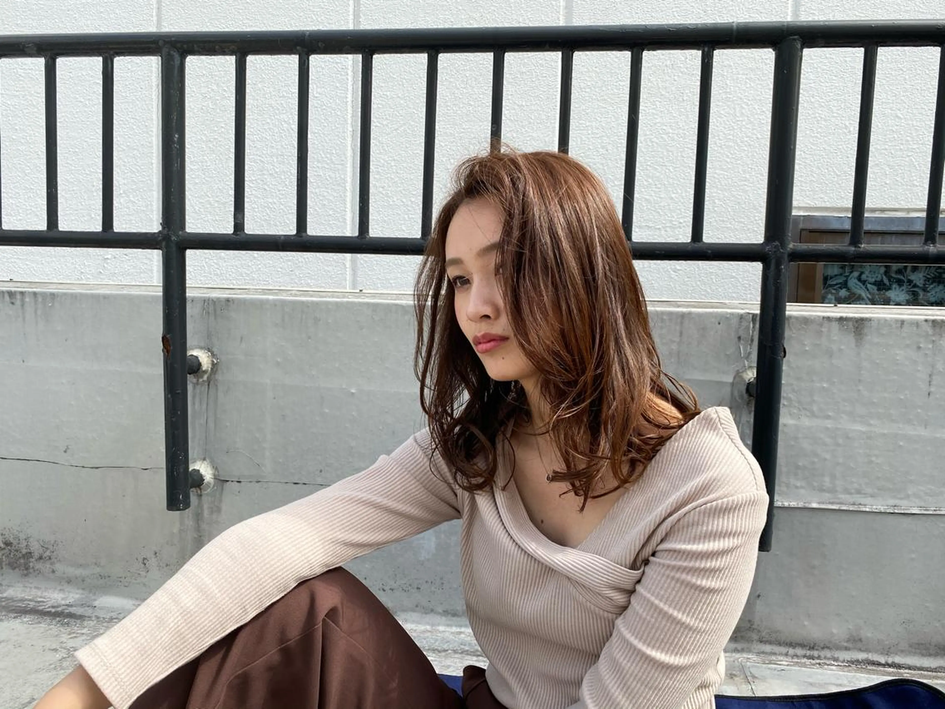 ミディアム ヘアカラー トリートメント geep Ryoyaのヘアスタイル