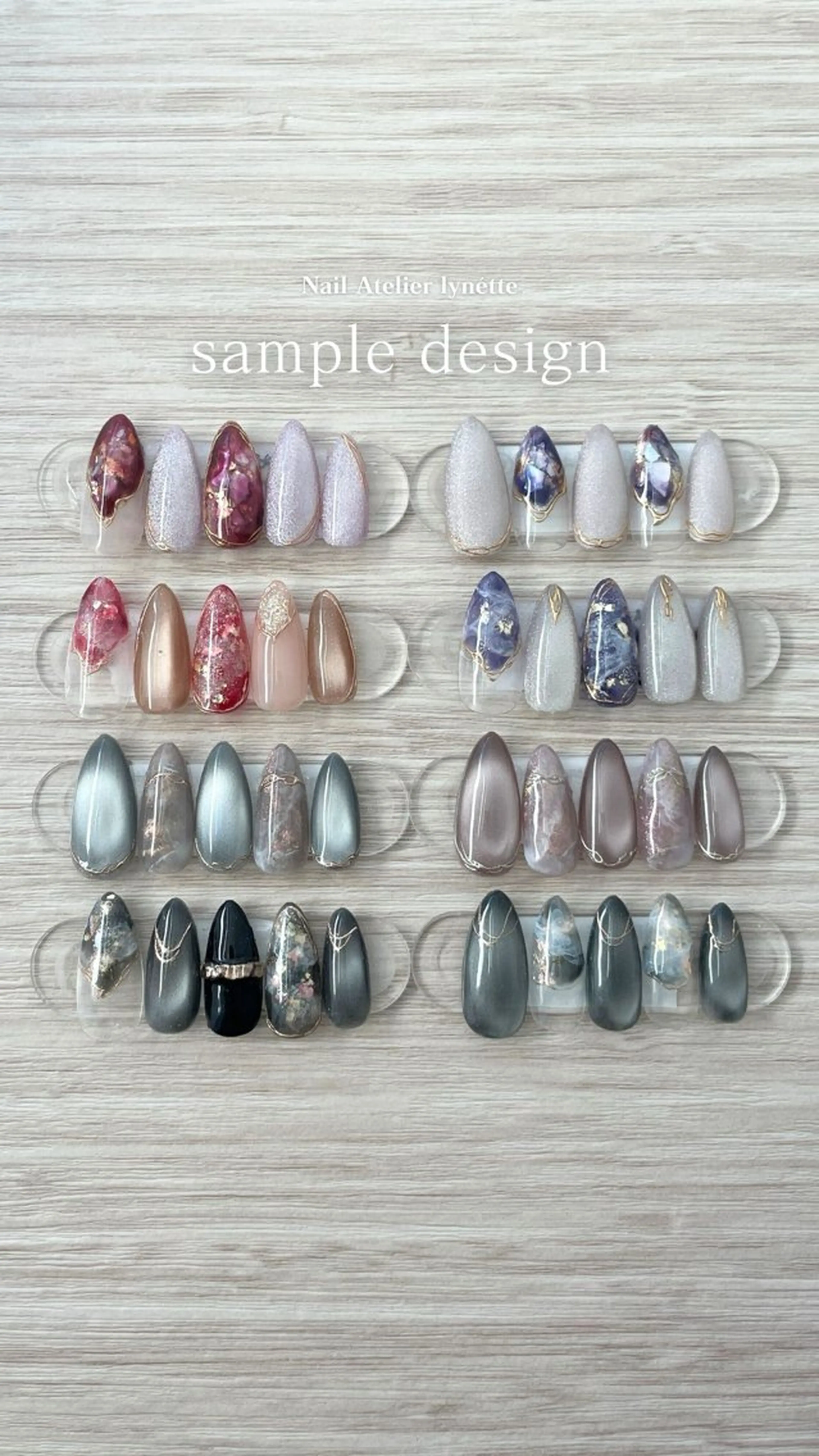 ネイル 大理石ネイル(マーブル) ニュアンスネイル Nail Atelier lynétte所属・lynétte 那覇ネイルサロンのネイルデザイン