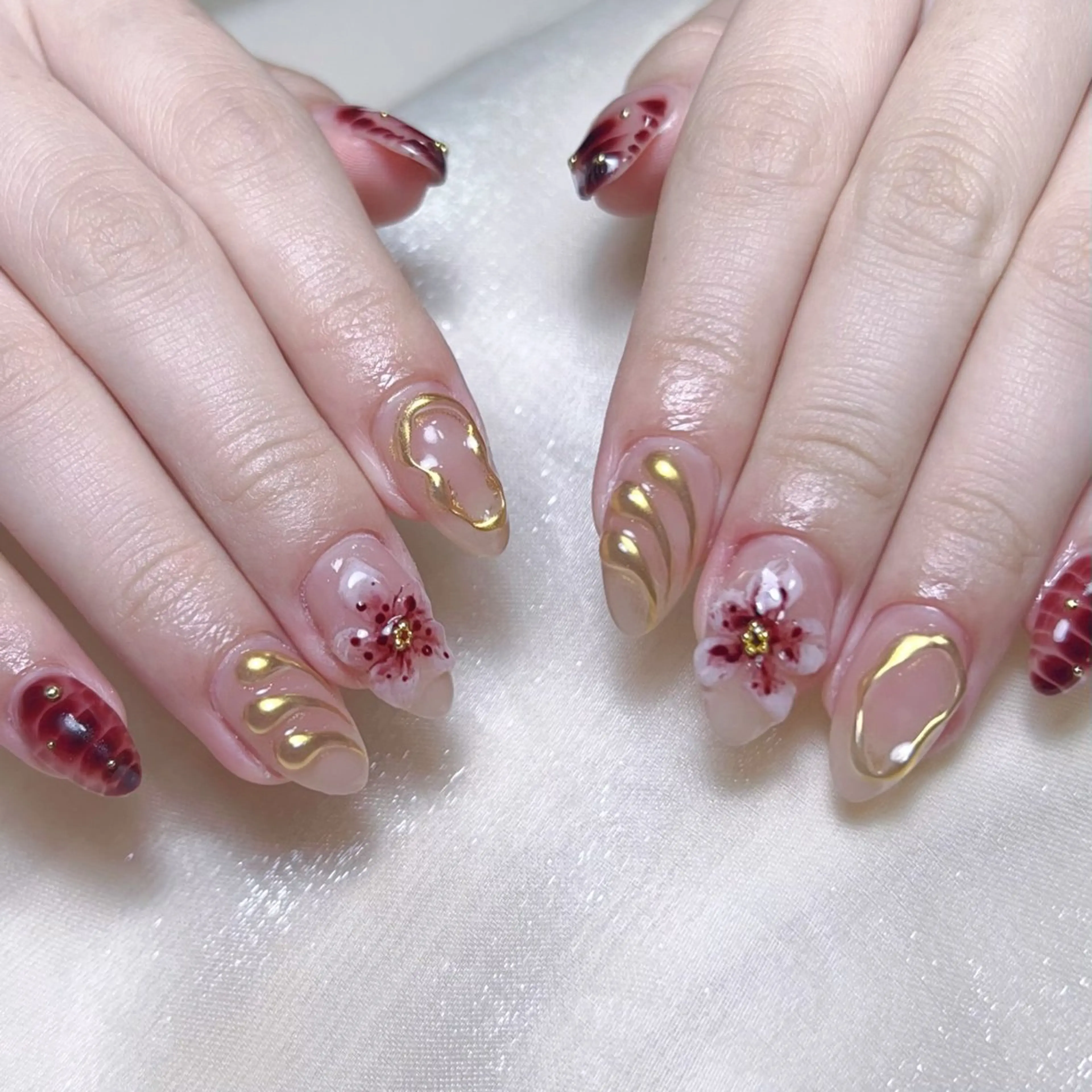 ネイル ハンドネイル NAILサロン 木にいるのネイルデザイン