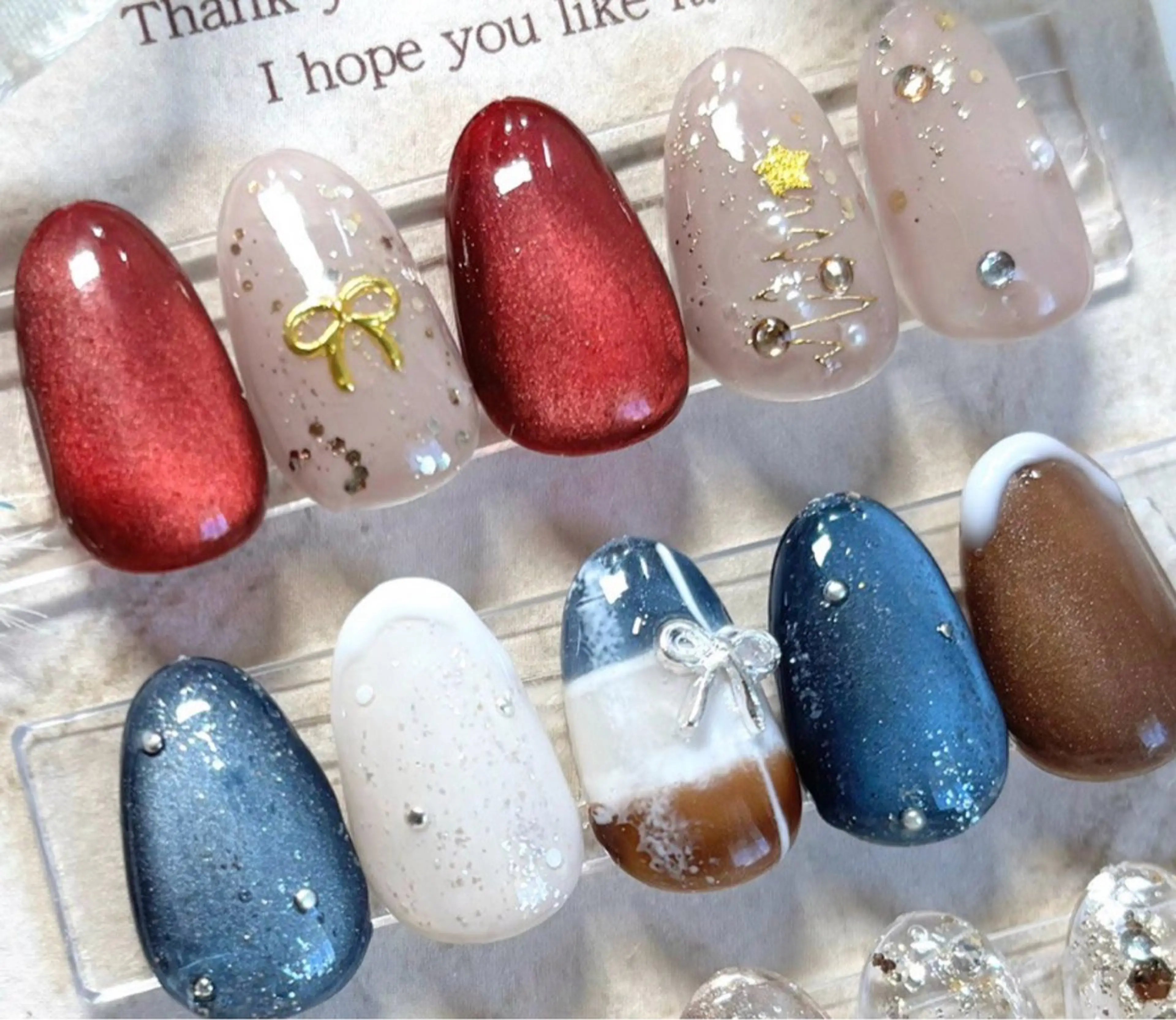 ネイル eye and nail ビジュゥ 石橋阪大前店所属・ビジュゥ石橋阪大前店 💅mayuちゃんのネイルデザイン