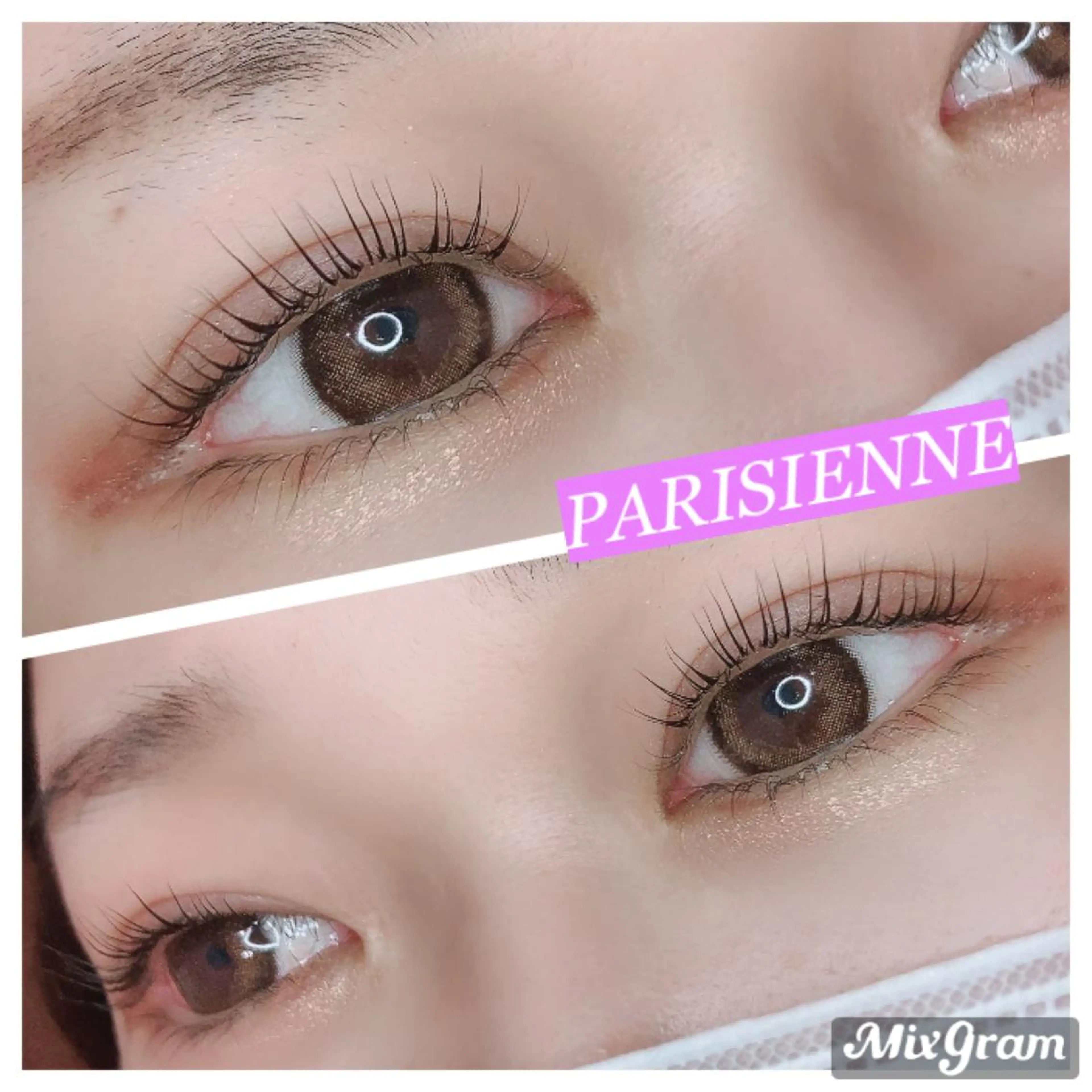 マツエク・マツパ パリジェンヌラッシュリフト MoaMoa 🩵ᩚsaya🩵ᩚのマツエク・マツパデザイン